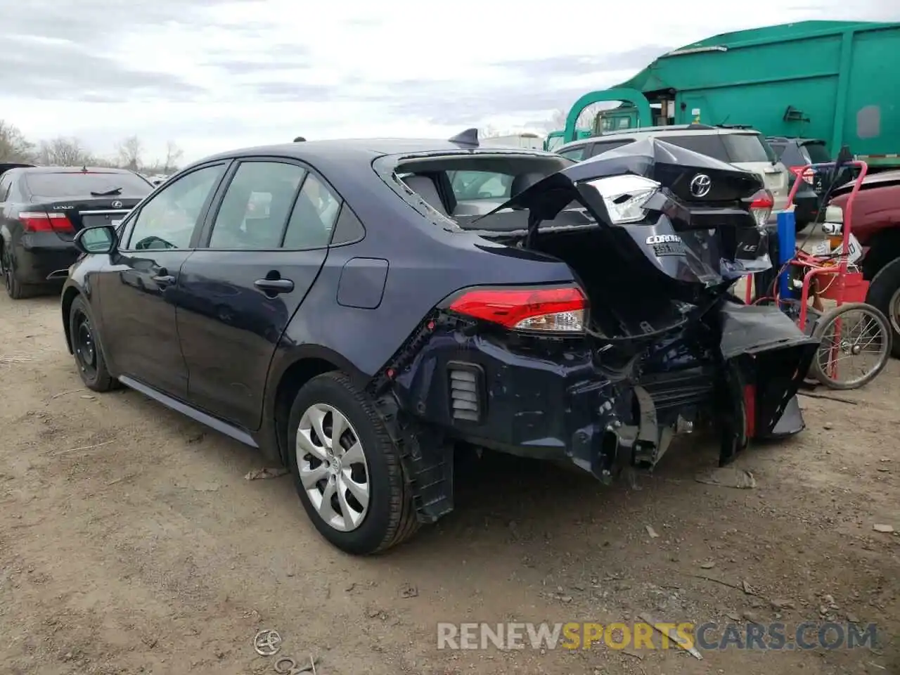 3 Photograph of a damaged car 5YFEPRAEXLP061866 TOYOTA COROLLA 2020