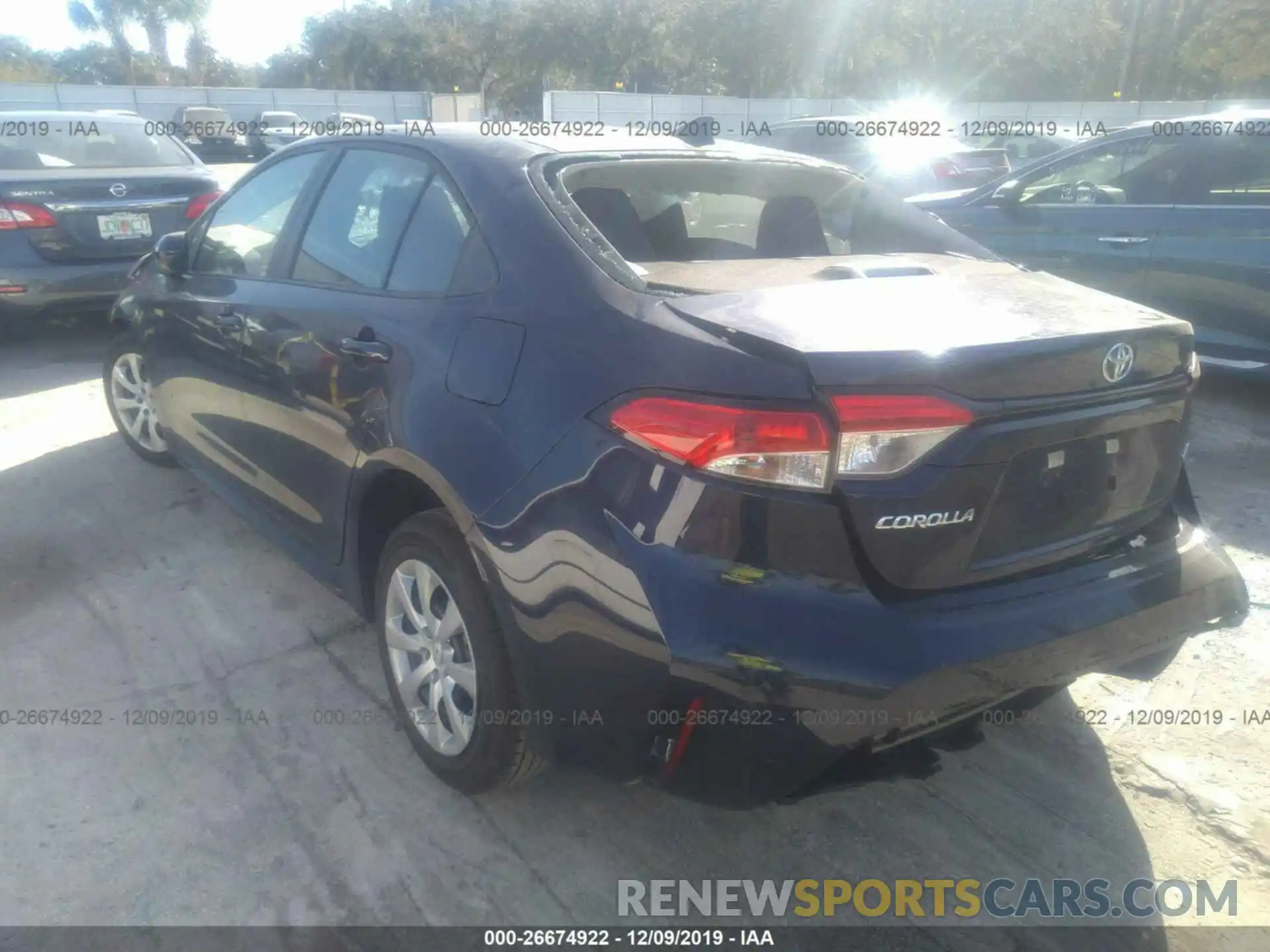 3 Photograph of a damaged car 5YFEPRAEXLP061950 TOYOTA COROLLA 2020