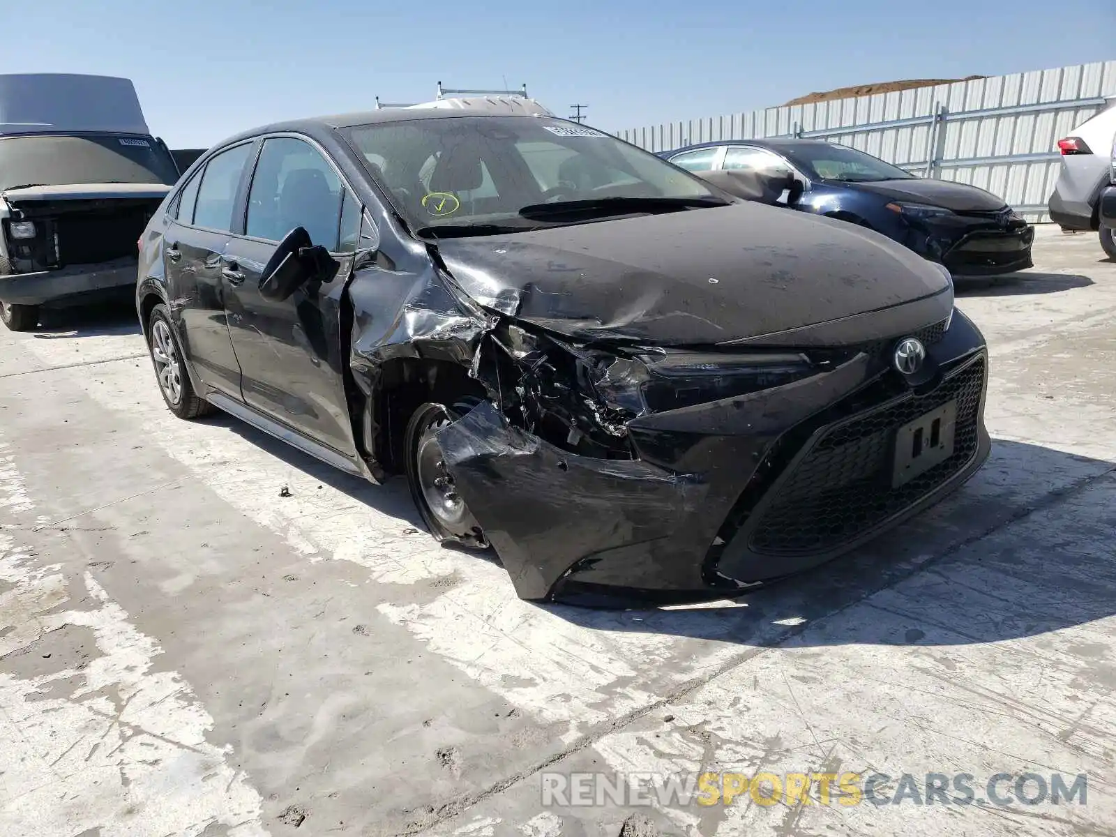 1 Photograph of a damaged car 5YFEPRAEXLP062306 TOYOTA COROLLA 2020