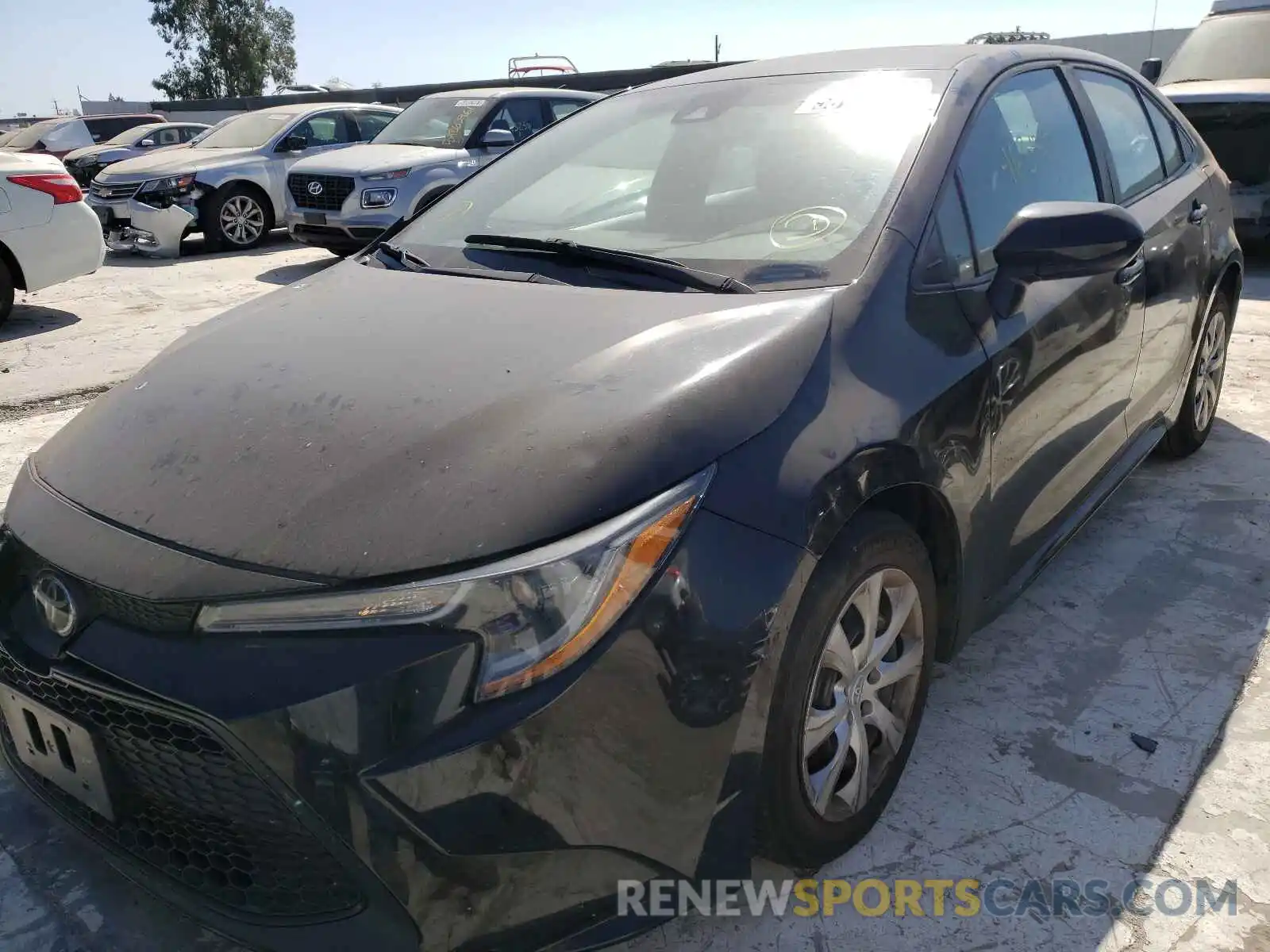 2 Photograph of a damaged car 5YFEPRAEXLP062306 TOYOTA COROLLA 2020