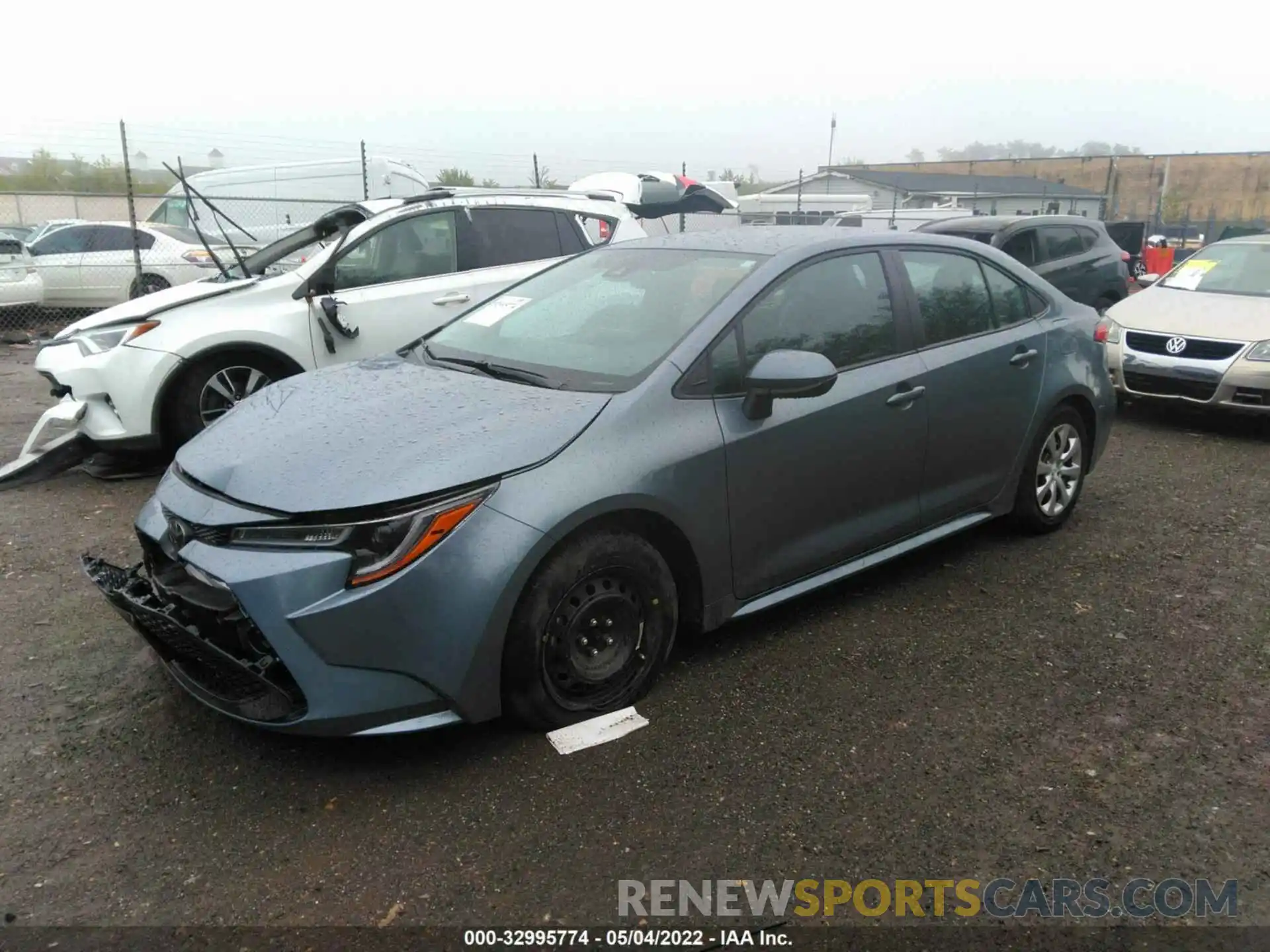 2 Photograph of a damaged car 5YFEPRAEXLP062399 TOYOTA COROLLA 2020