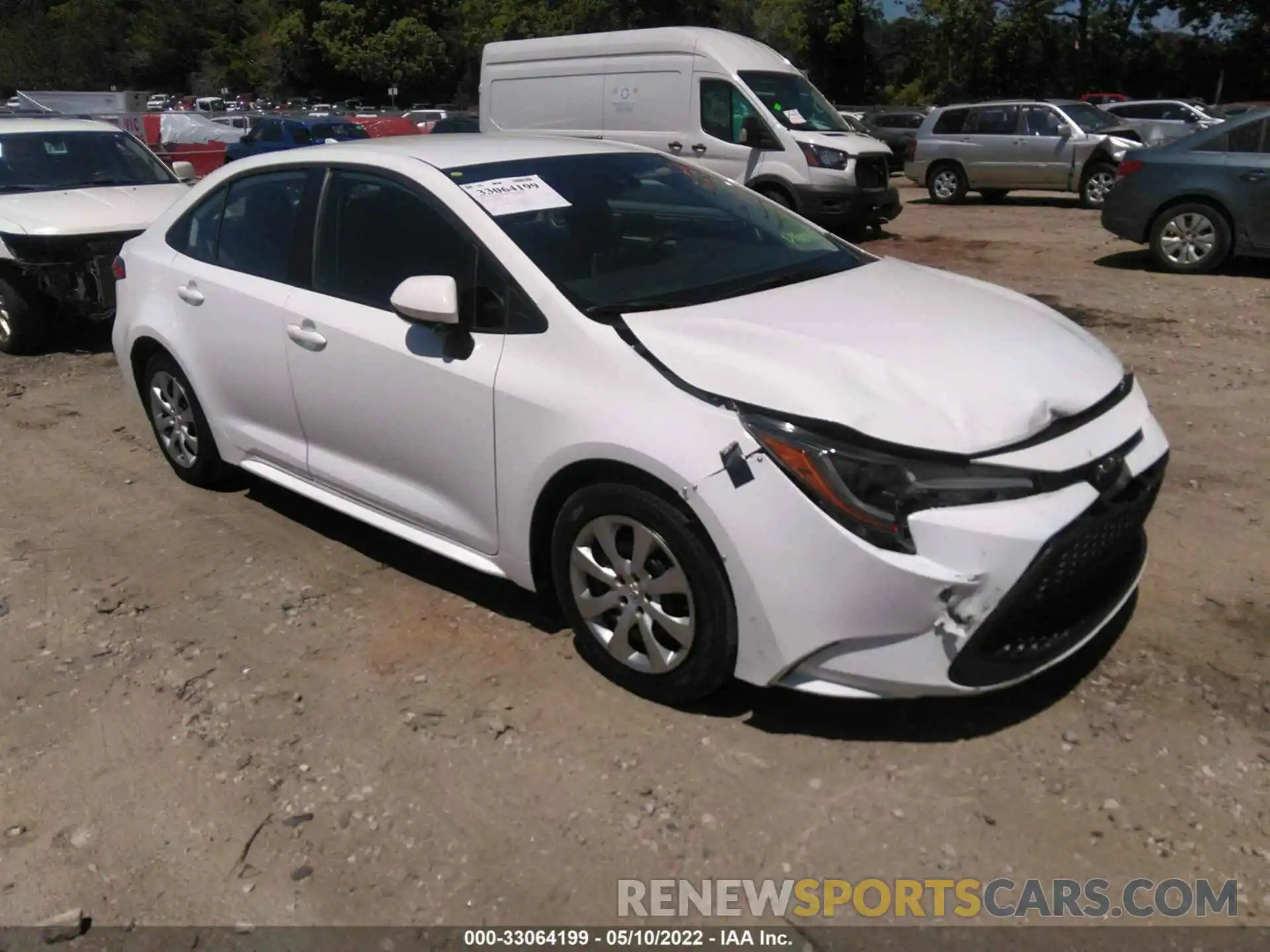 1 Photograph of a damaged car 5YFEPRAEXLP063262 TOYOTA COROLLA 2020