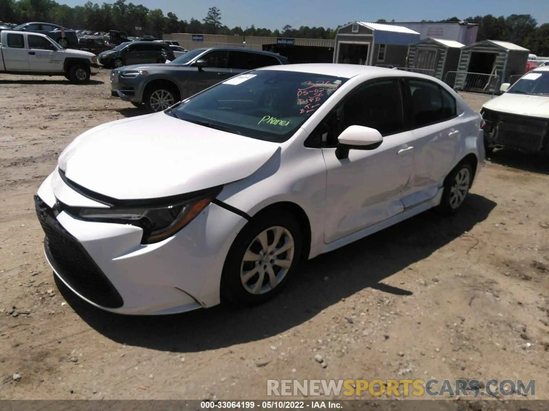 2 Photograph of a damaged car 5YFEPRAEXLP063262 TOYOTA COROLLA 2020