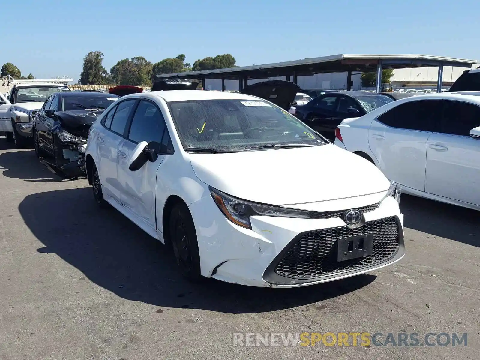 1 Photograph of a damaged car 5YFEPRAEXLP063410 TOYOTA COROLLA 2020