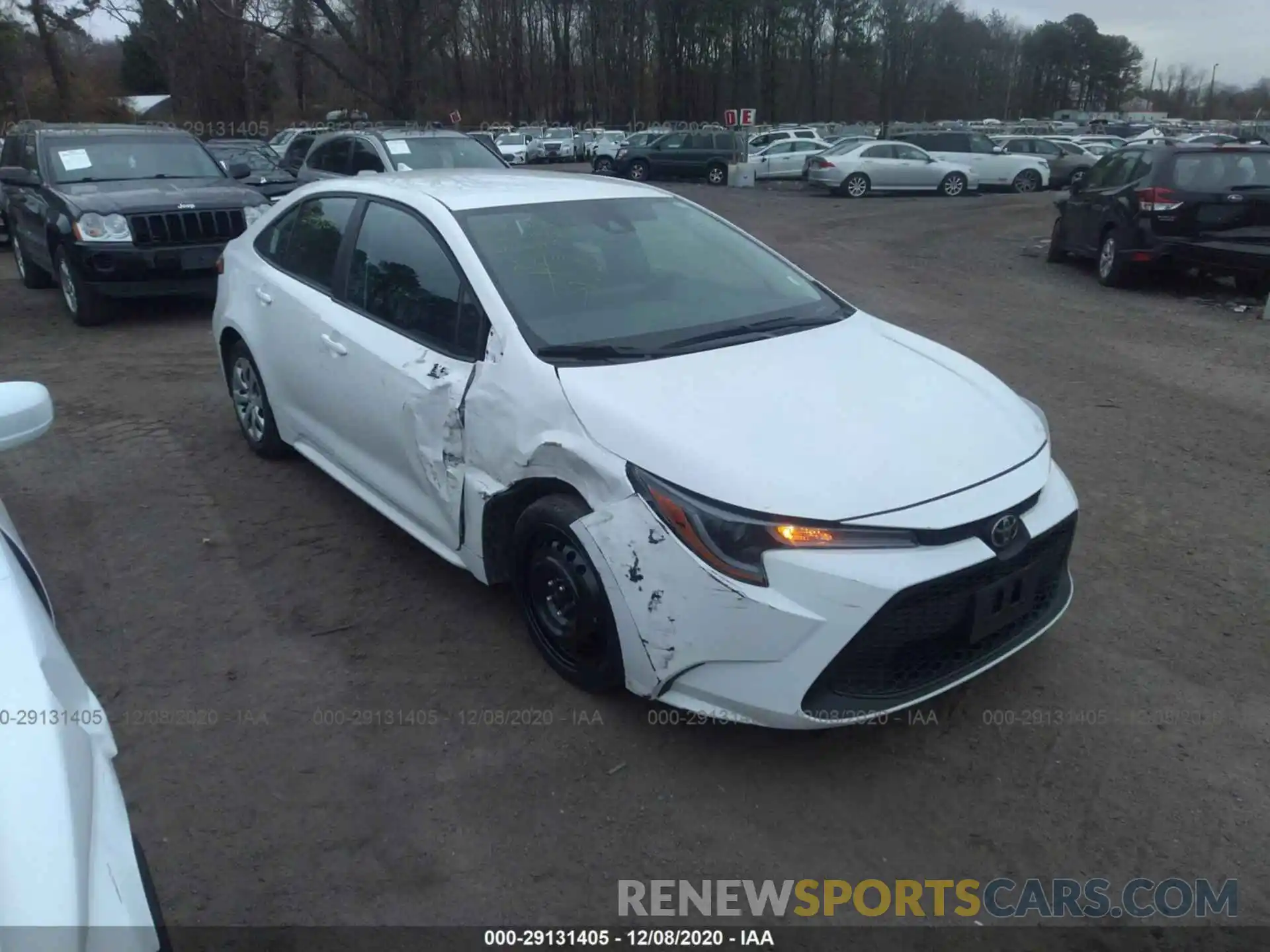 1 Photograph of a damaged car 5YFEPRAEXLP063486 TOYOTA COROLLA 2020