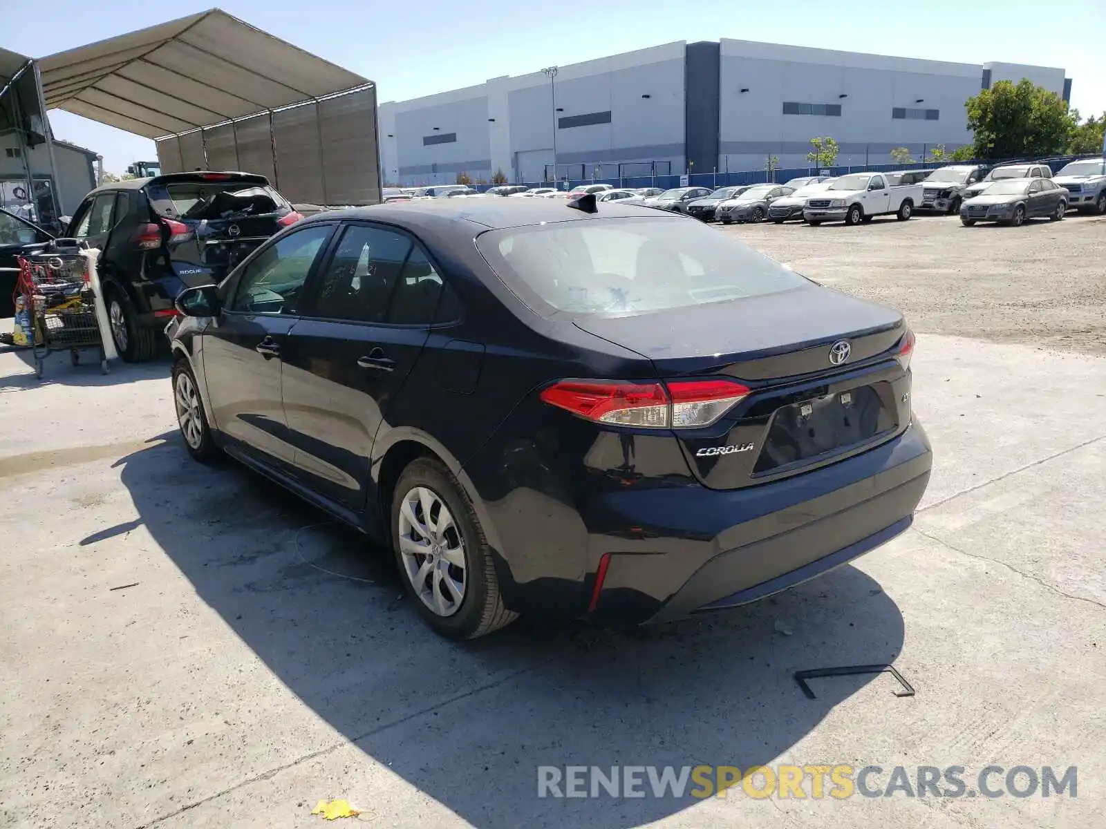 3 Photograph of a damaged car 5YFEPRAEXLP063925 TOYOTA COROLLA 2020