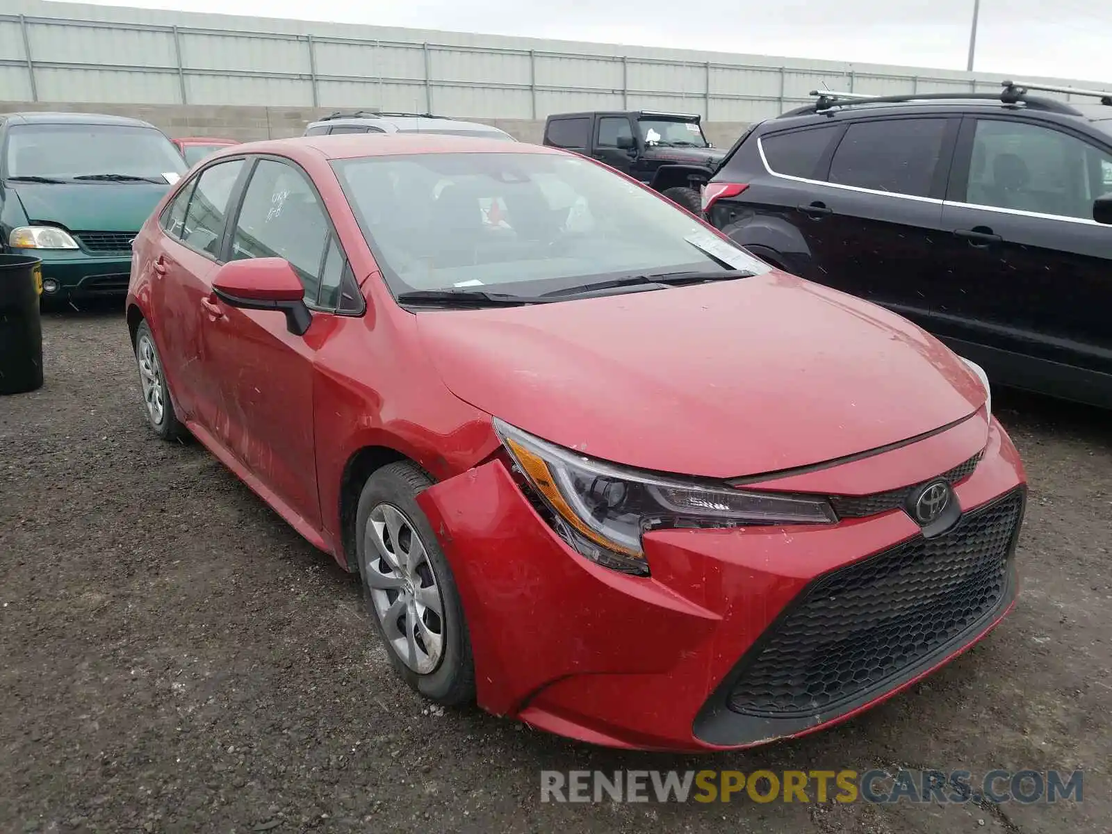 1 Photograph of a damaged car 5YFEPRAEXLP064010 TOYOTA COROLLA 2020