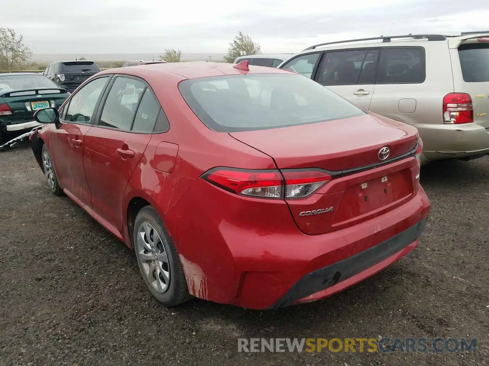 3 Photograph of a damaged car 5YFEPRAEXLP064010 TOYOTA COROLLA 2020