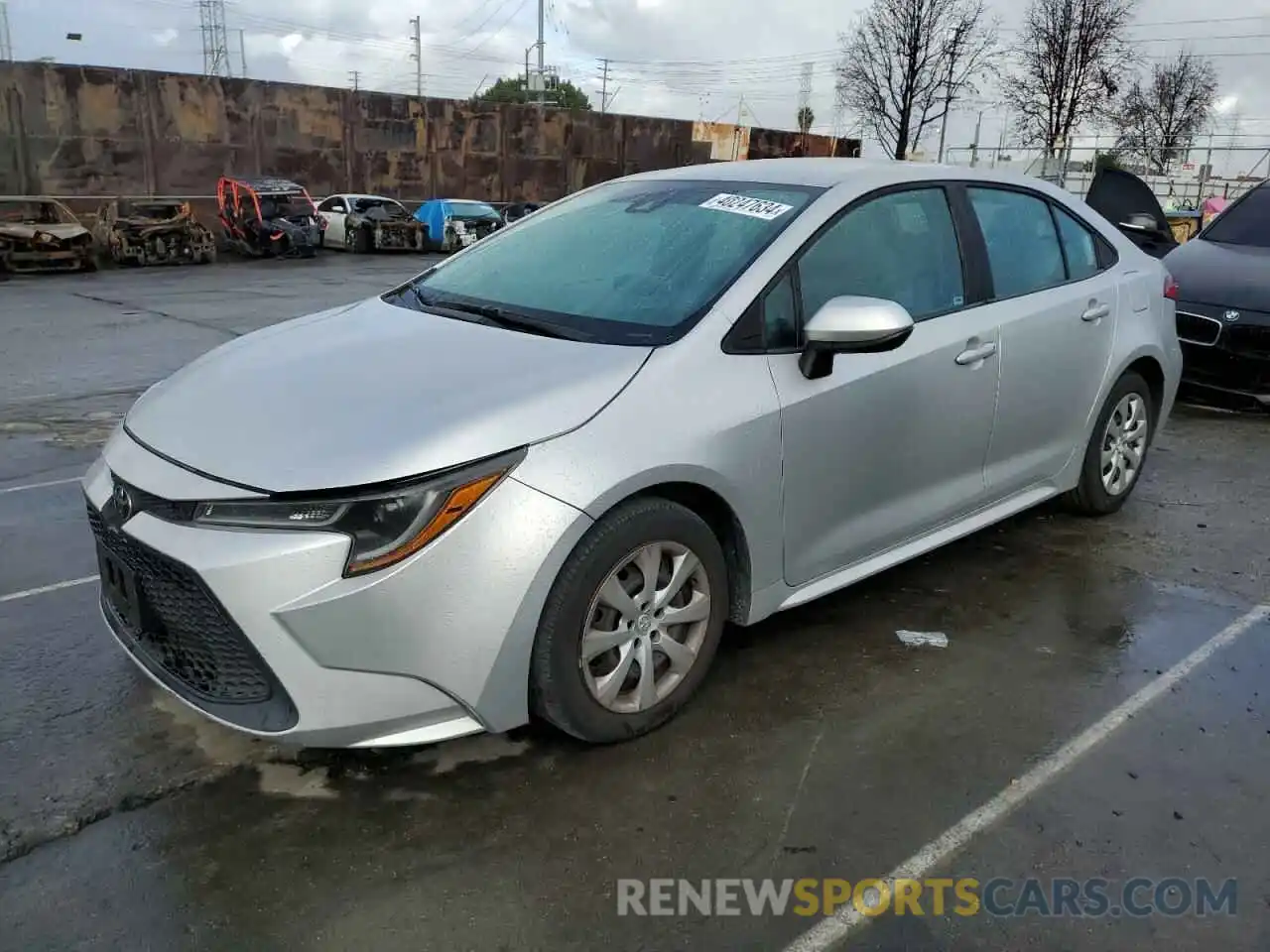 1 Photograph of a damaged car 5YFEPRAEXLP064203 TOYOTA COROLLA 2020