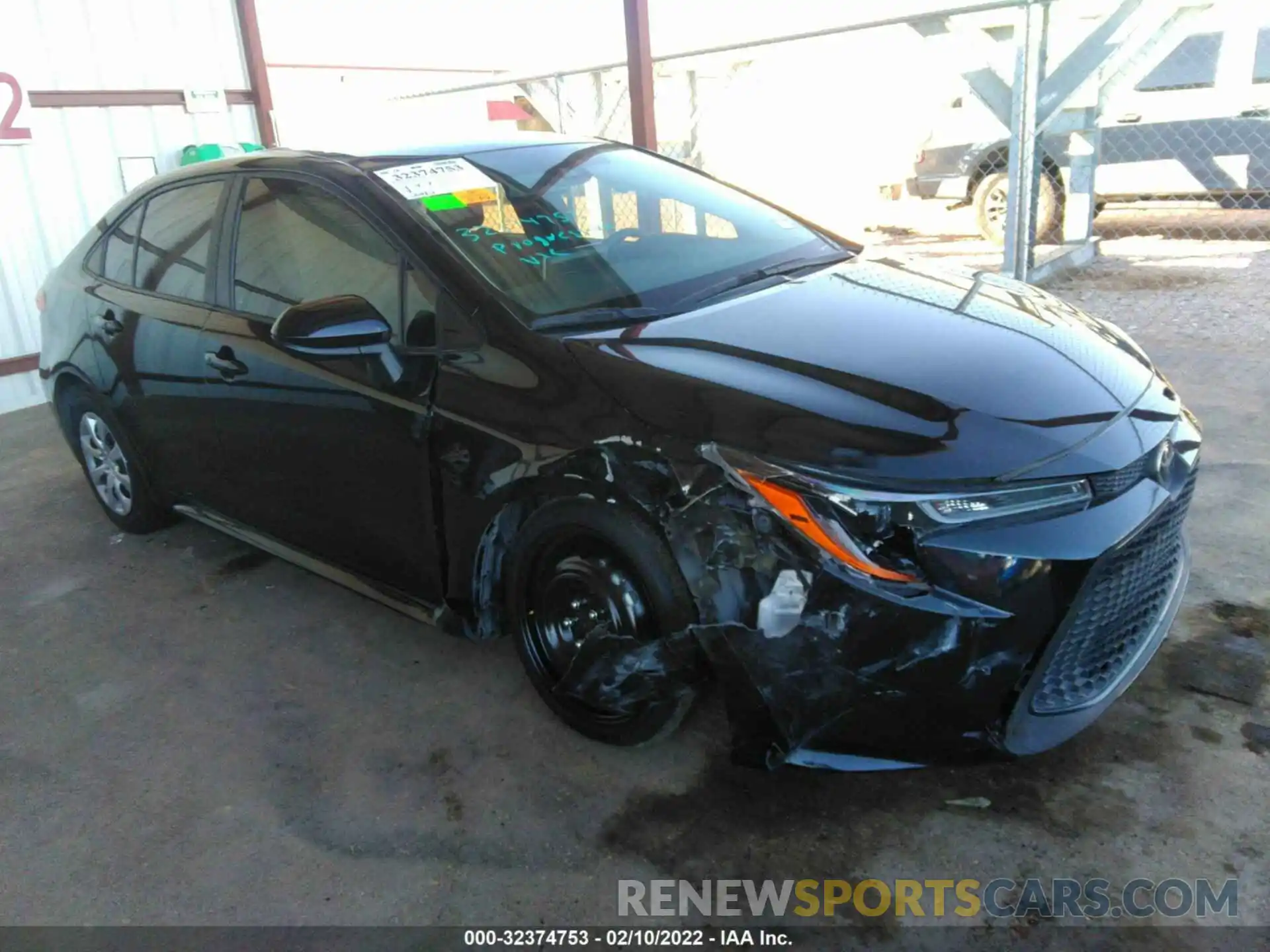 1 Photograph of a damaged car 5YFEPRAEXLP064346 TOYOTA COROLLA 2020