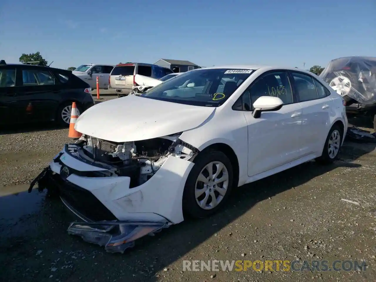 2 Photograph of a damaged car 5YFEPRAEXLP064623 TOYOTA COROLLA 2020