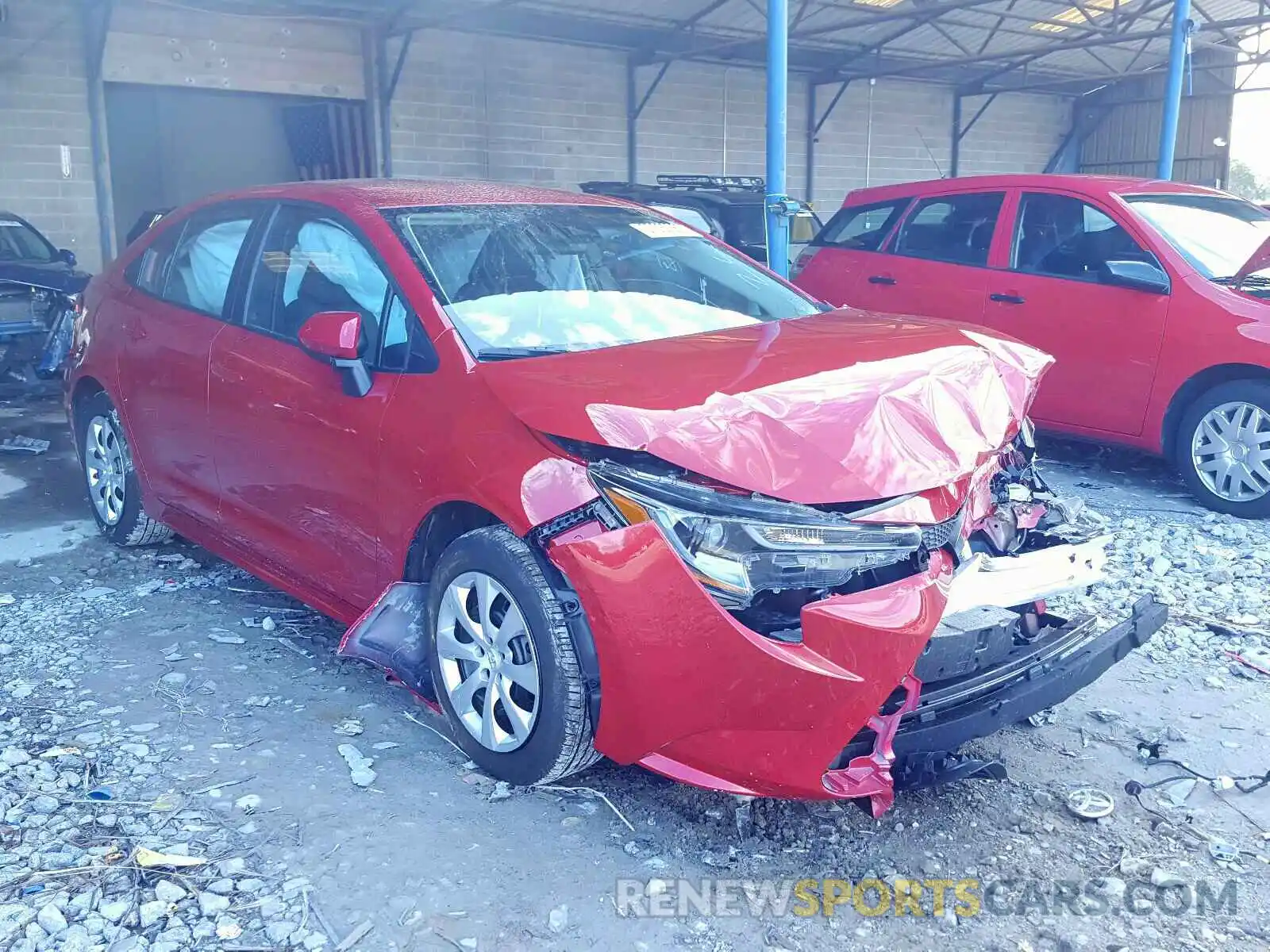 1 Photograph of a damaged car 5YFEPRAEXLP064816 TOYOTA COROLLA 2020