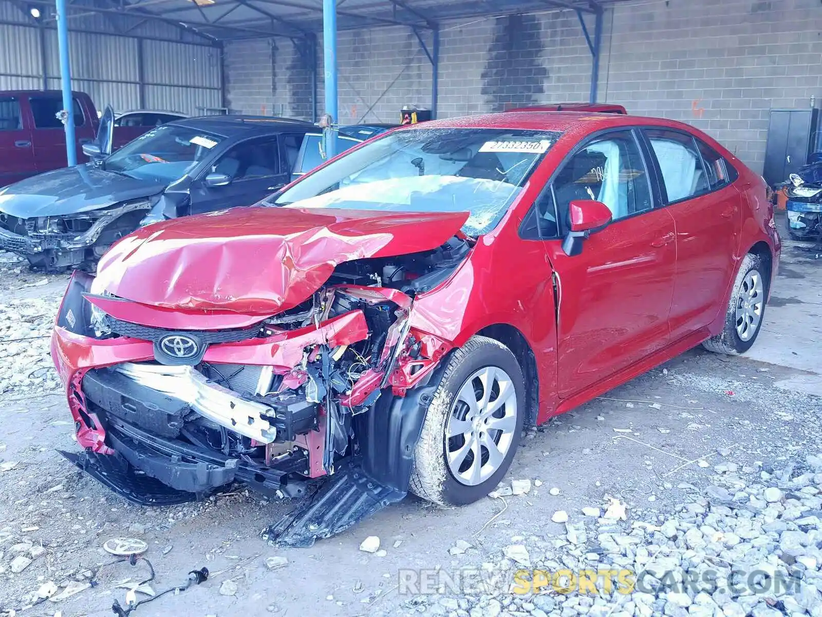 2 Photograph of a damaged car 5YFEPRAEXLP064816 TOYOTA COROLLA 2020