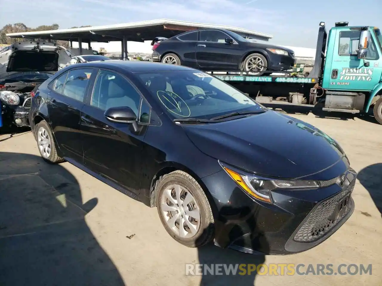 1 Photograph of a damaged car 5YFEPRAEXLP065271 TOYOTA COROLLA 2020