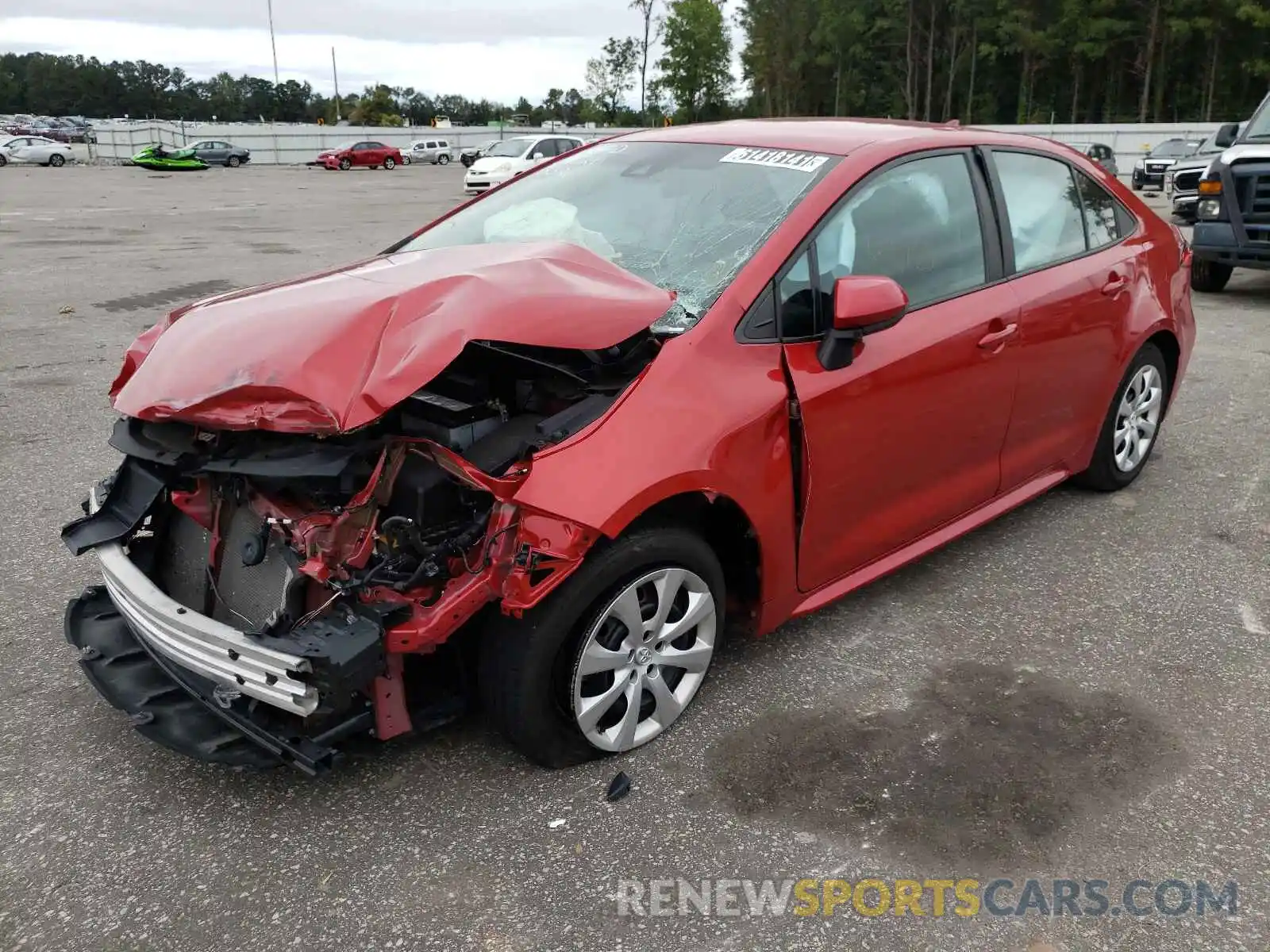 2 Photograph of a damaged car 5YFEPRAEXLP065321 TOYOTA COROLLA 2020