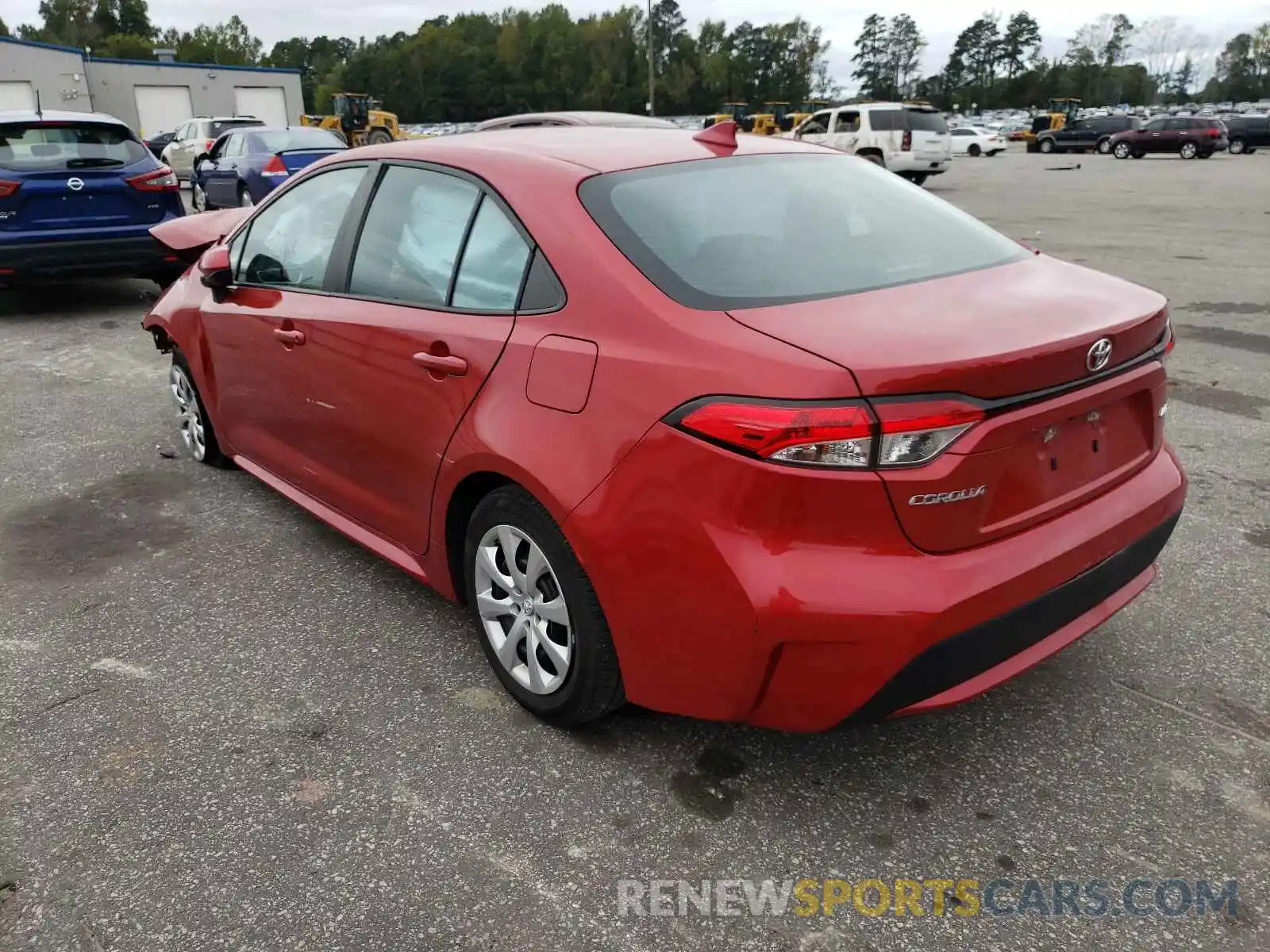 3 Photograph of a damaged car 5YFEPRAEXLP065321 TOYOTA COROLLA 2020