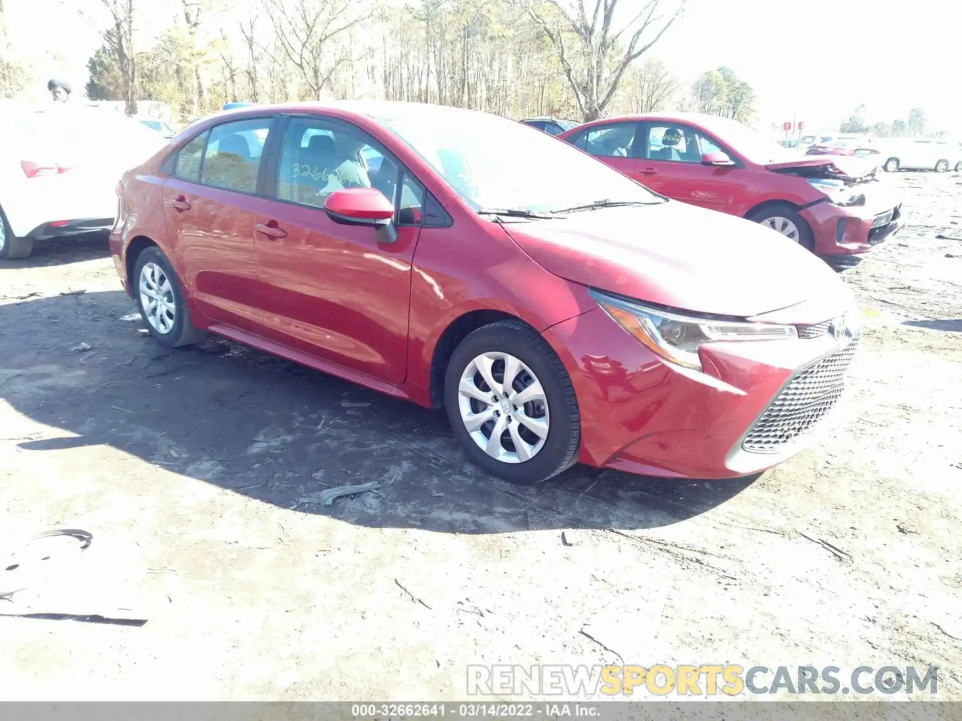 1 Photograph of a damaged car 5YFEPRAEXLP065335 TOYOTA COROLLA 2020