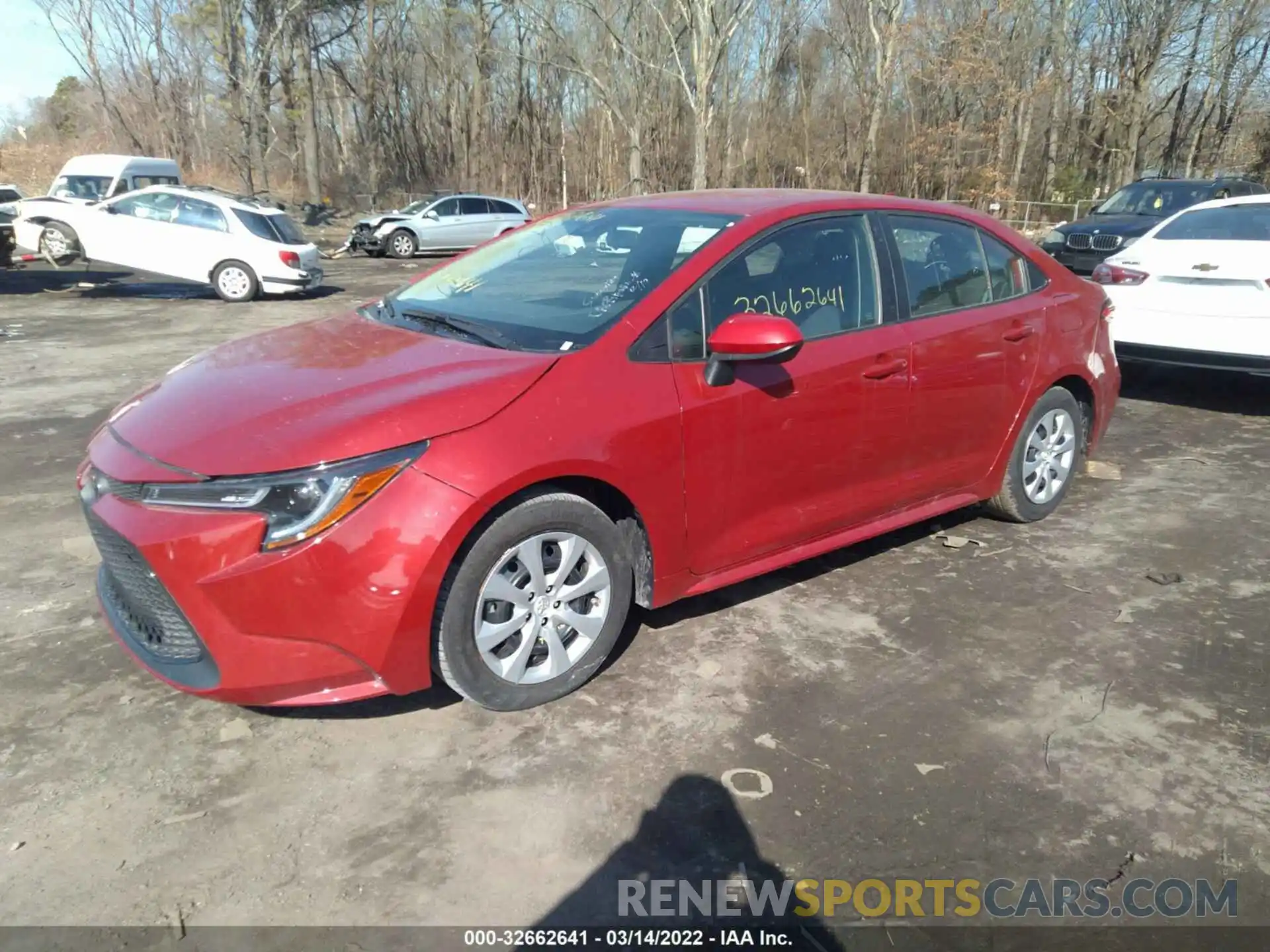 2 Photograph of a damaged car 5YFEPRAEXLP065335 TOYOTA COROLLA 2020