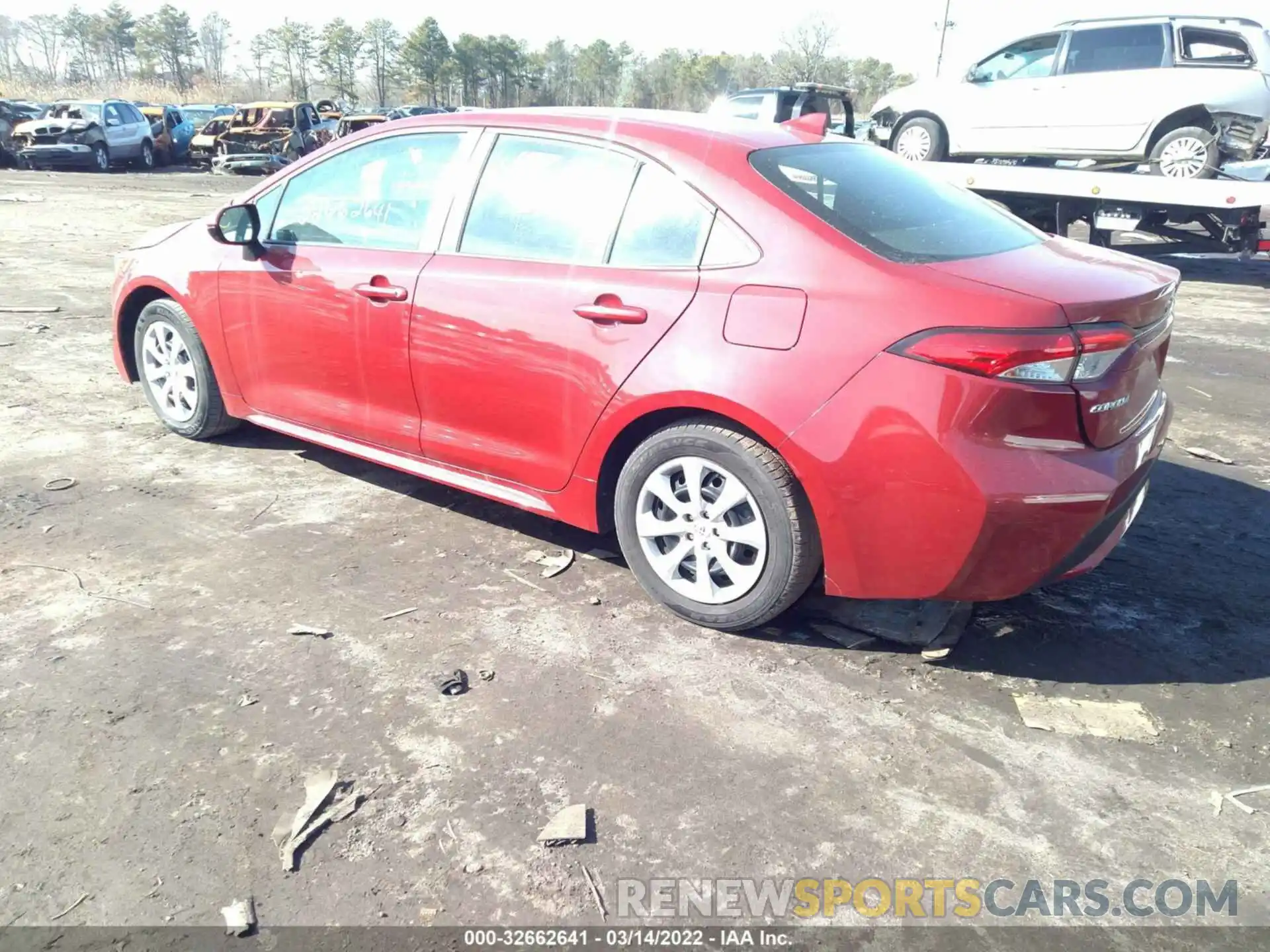 3 Photograph of a damaged car 5YFEPRAEXLP065335 TOYOTA COROLLA 2020