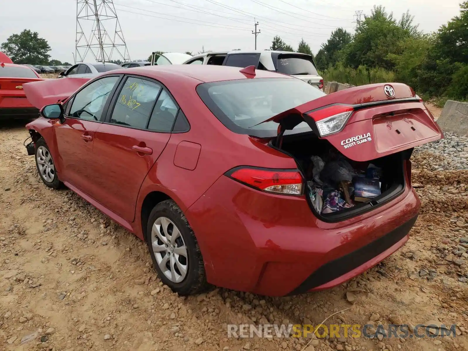 3 Photograph of a damaged car 5YFEPRAEXLP065674 TOYOTA COROLLA 2020