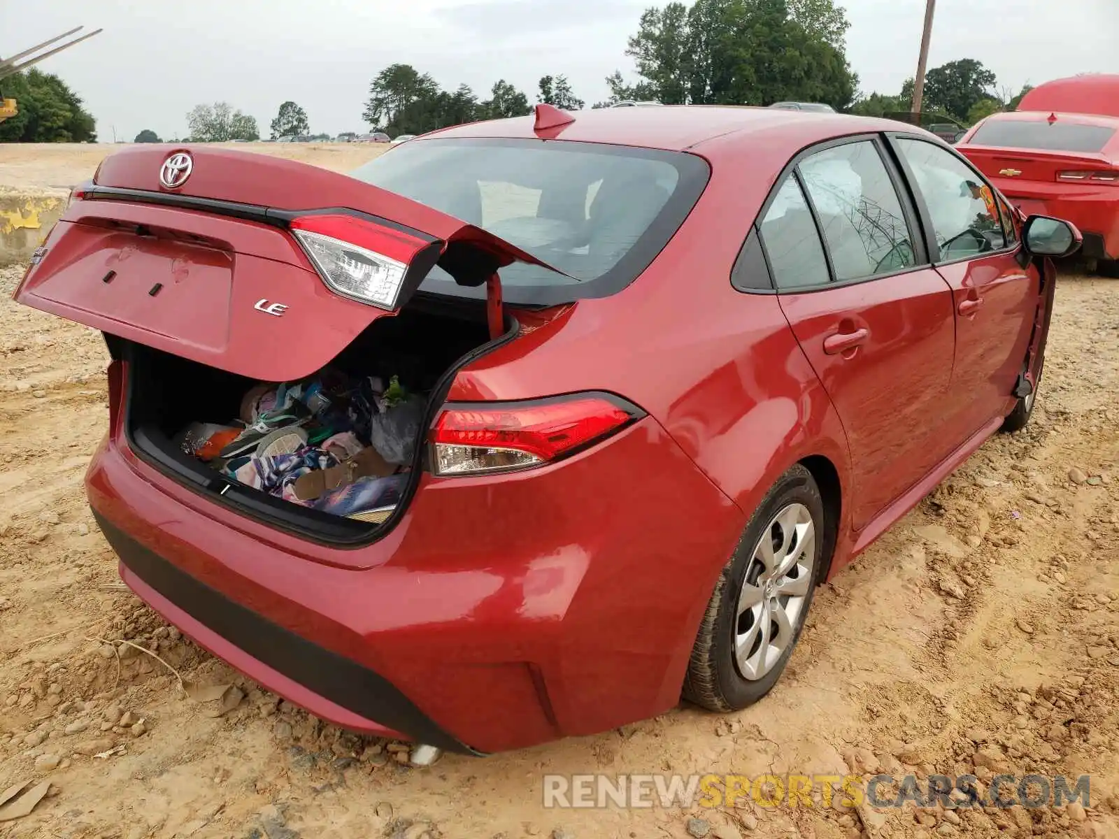 4 Photograph of a damaged car 5YFEPRAEXLP065674 TOYOTA COROLLA 2020