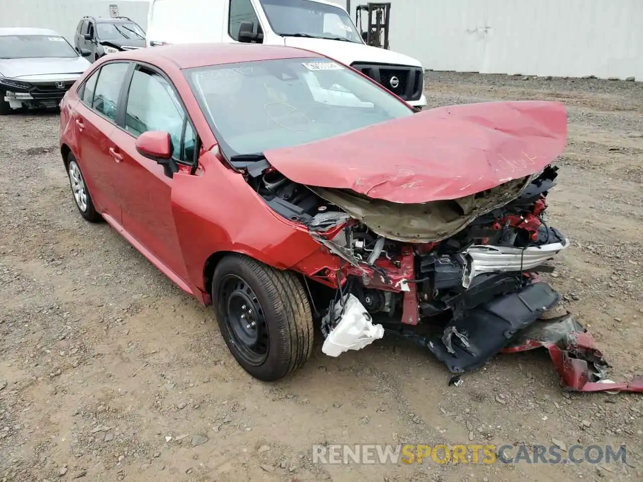 1 Photograph of a damaged car 5YFEPRAEXLP065853 TOYOTA COROLLA 2020