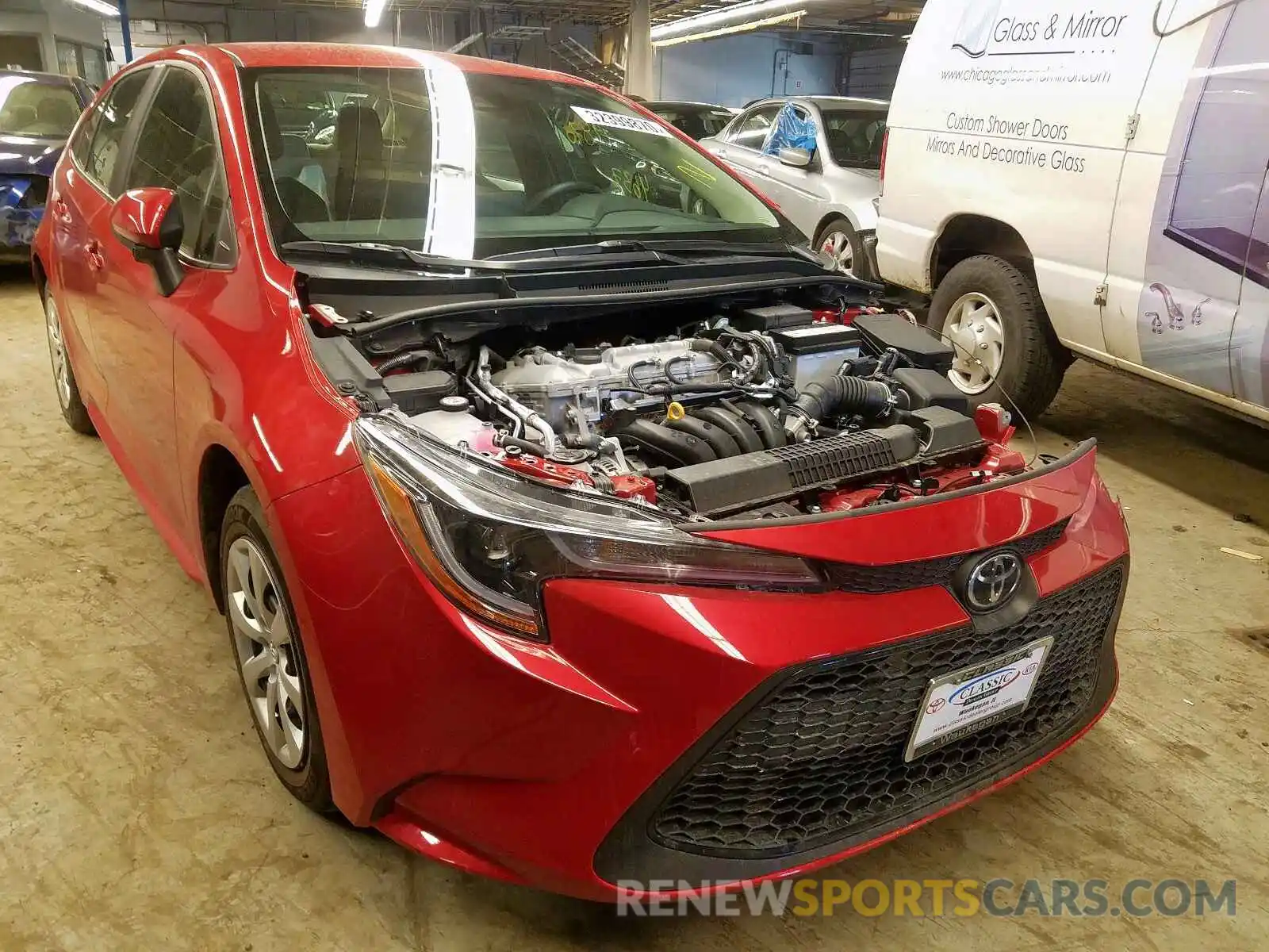 1 Photograph of a damaged car 5YFEPRAEXLP065867 TOYOTA COROLLA 2020