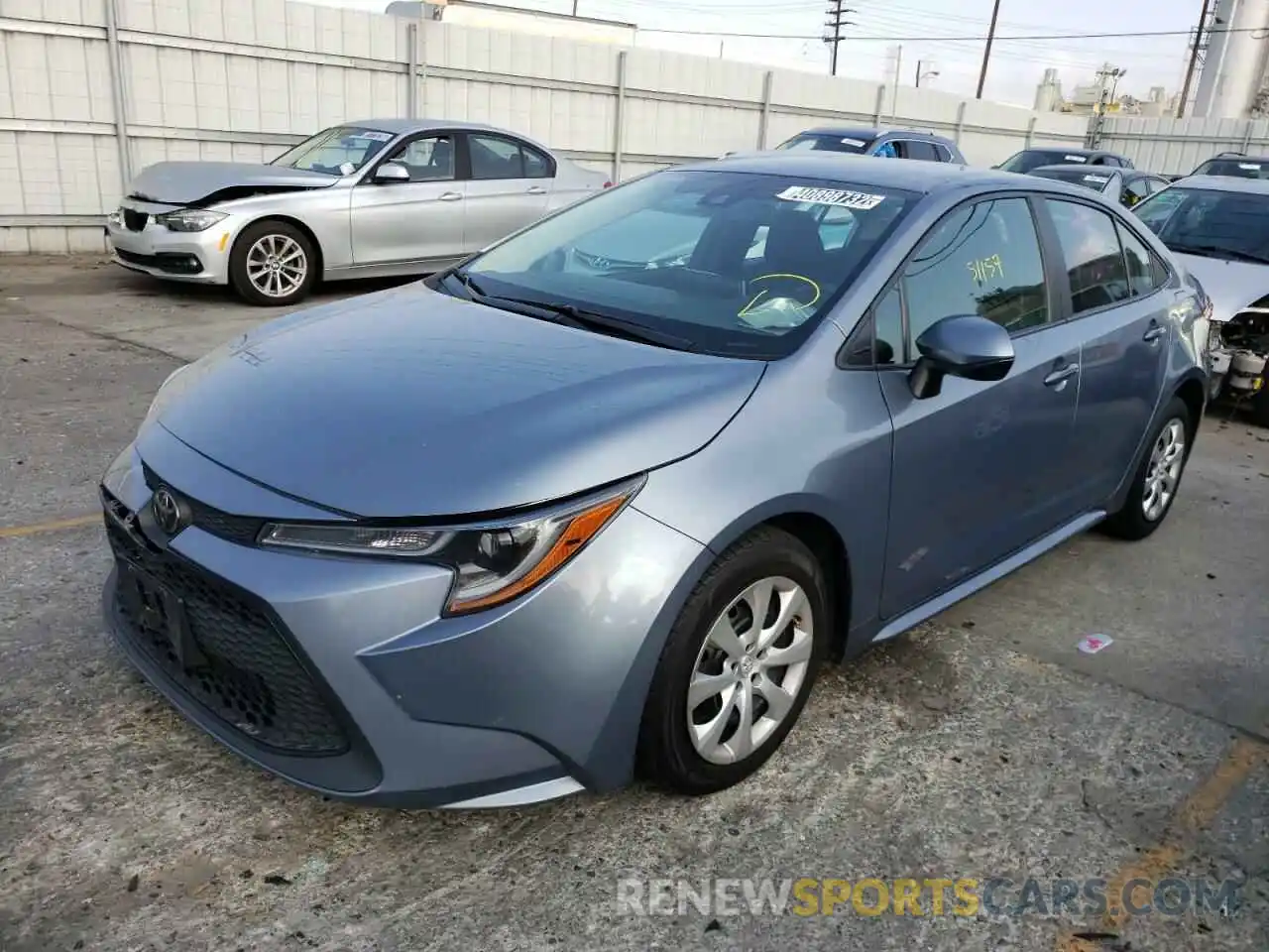 2 Photograph of a damaged car 5YFEPRAEXLP066324 TOYOTA COROLLA 2020