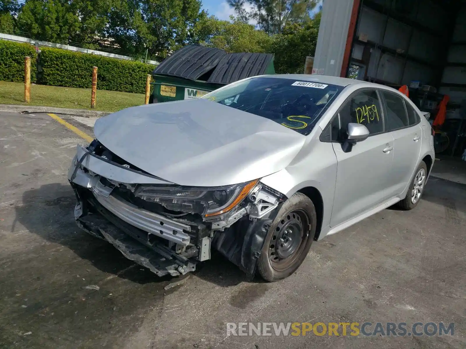 2 Photograph of a damaged car 5YFEPRAEXLP066856 TOYOTA COROLLA 2020