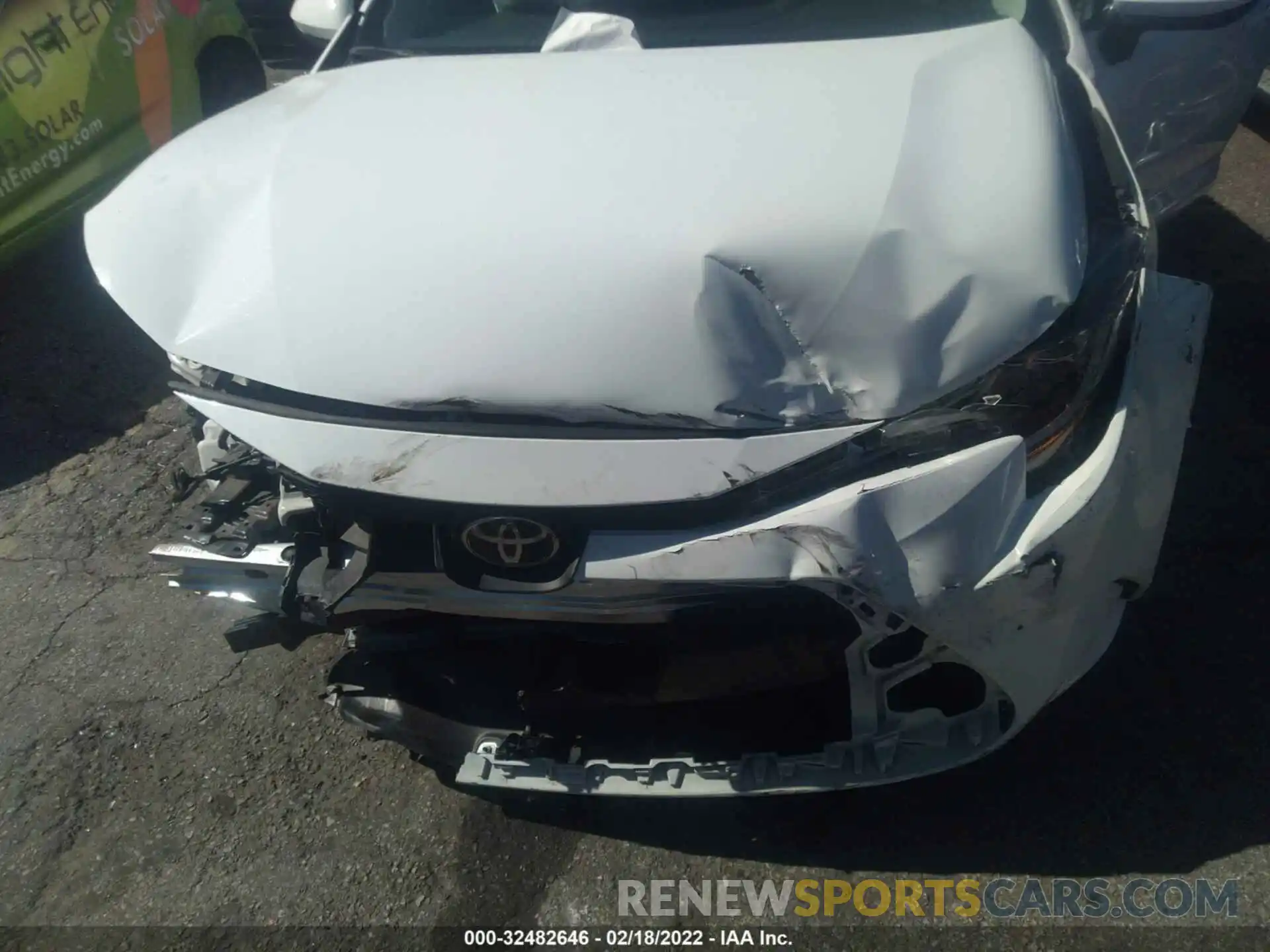 6 Photograph of a damaged car 5YFEPRAEXLP066985 TOYOTA COROLLA 2020