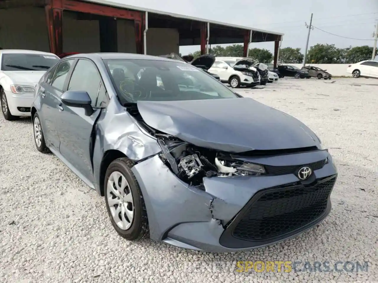 1 Photograph of a damaged car 5YFEPRAEXLP067036 TOYOTA COROLLA 2020