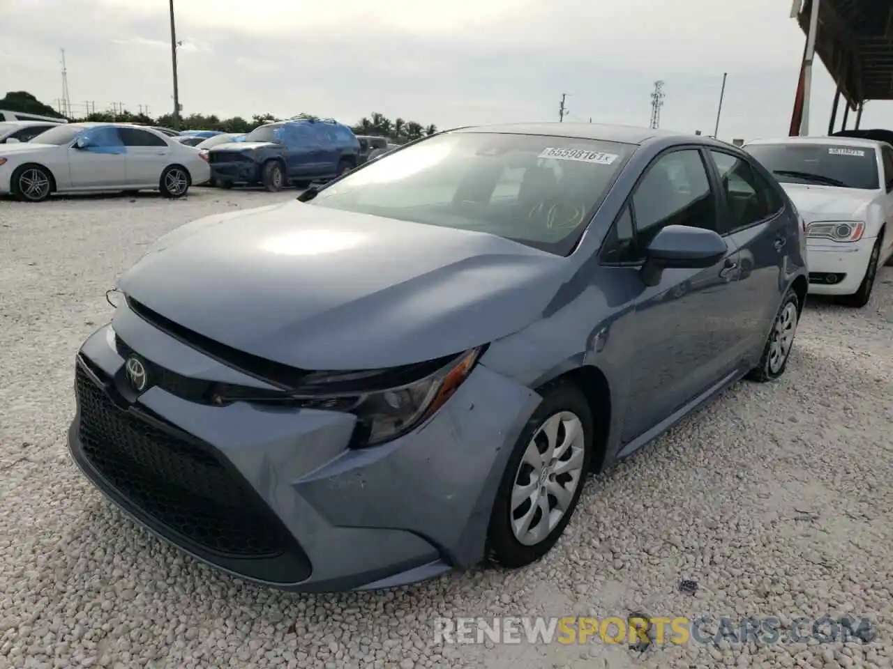 2 Photograph of a damaged car 5YFEPRAEXLP067036 TOYOTA COROLLA 2020