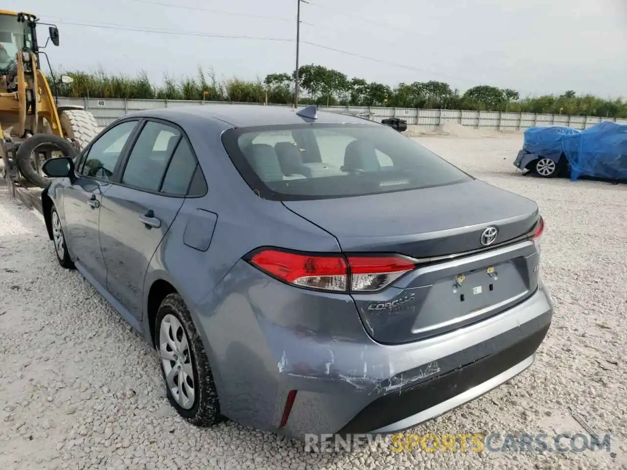 3 Photograph of a damaged car 5YFEPRAEXLP067036 TOYOTA COROLLA 2020