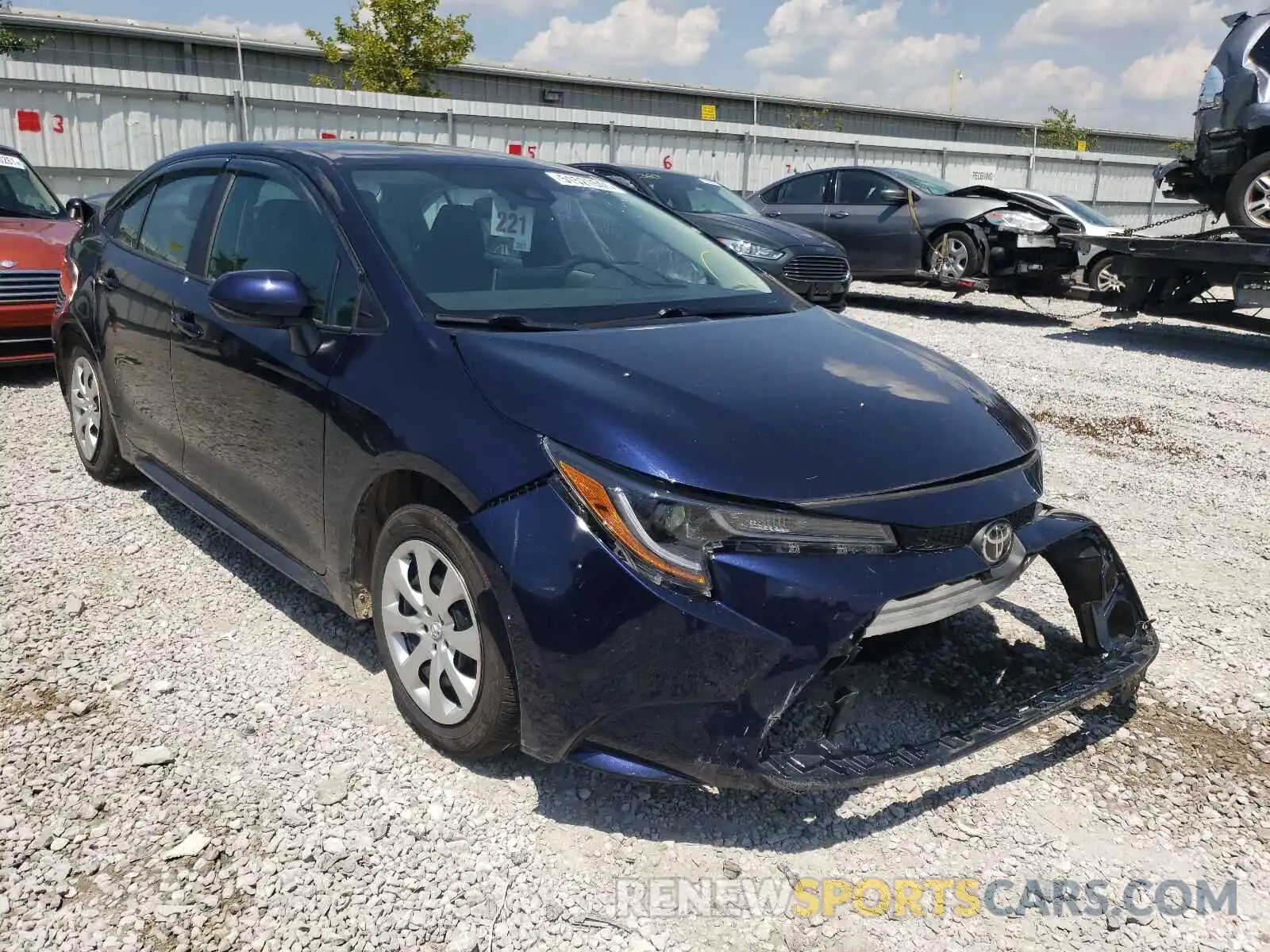 1 Photograph of a damaged car 5YFEPRAEXLP067781 TOYOTA COROLLA 2020