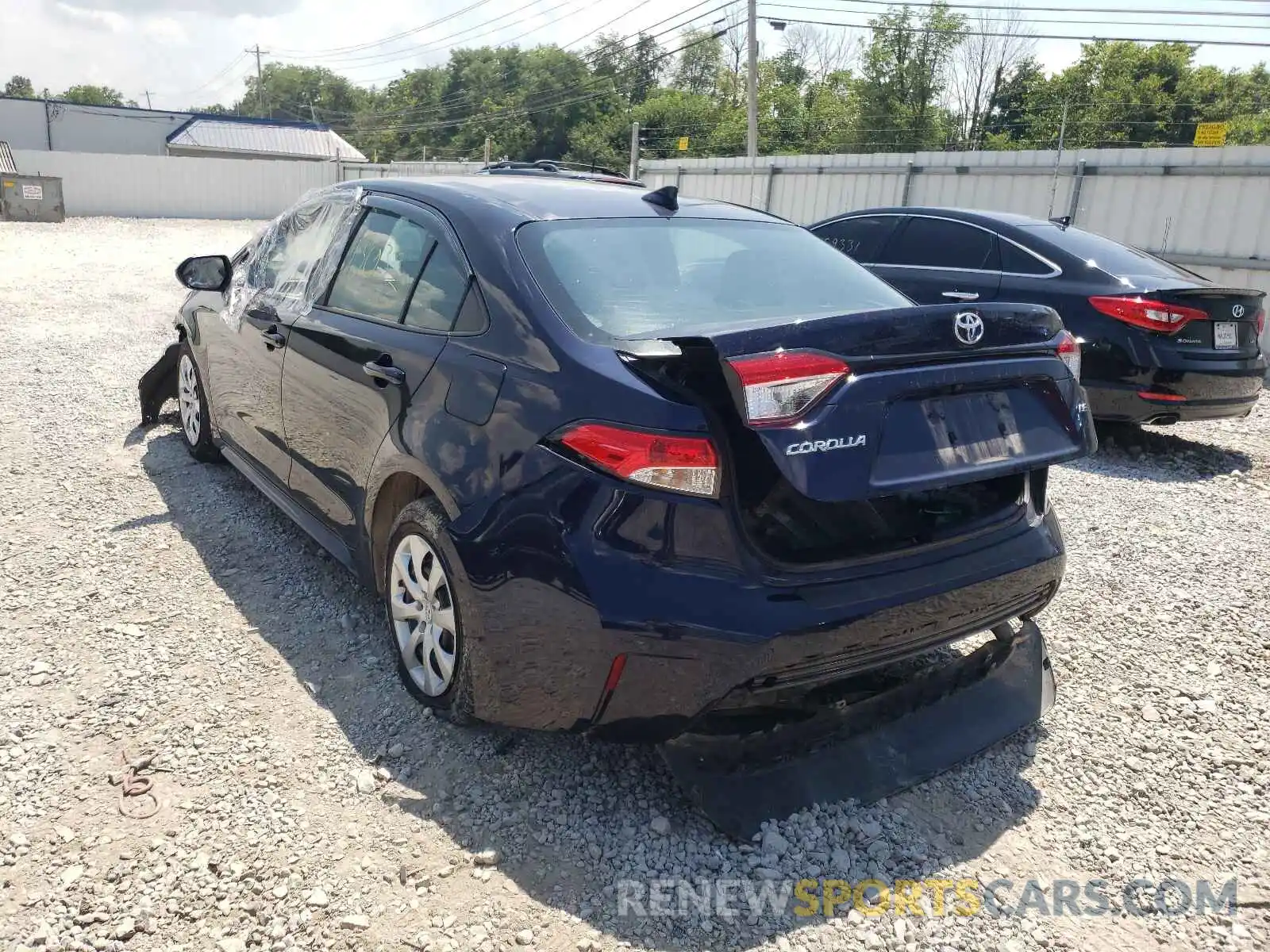 3 Photograph of a damaged car 5YFEPRAEXLP067781 TOYOTA COROLLA 2020