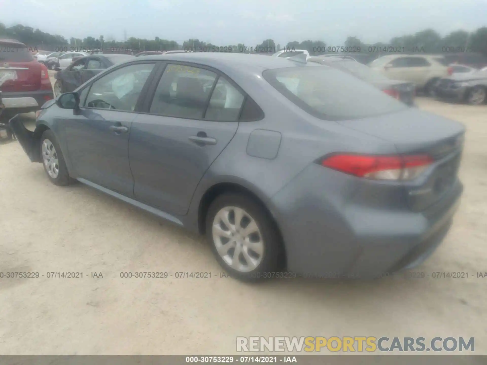 3 Photograph of a damaged car 5YFEPRAEXLP068400 TOYOTA COROLLA 2020