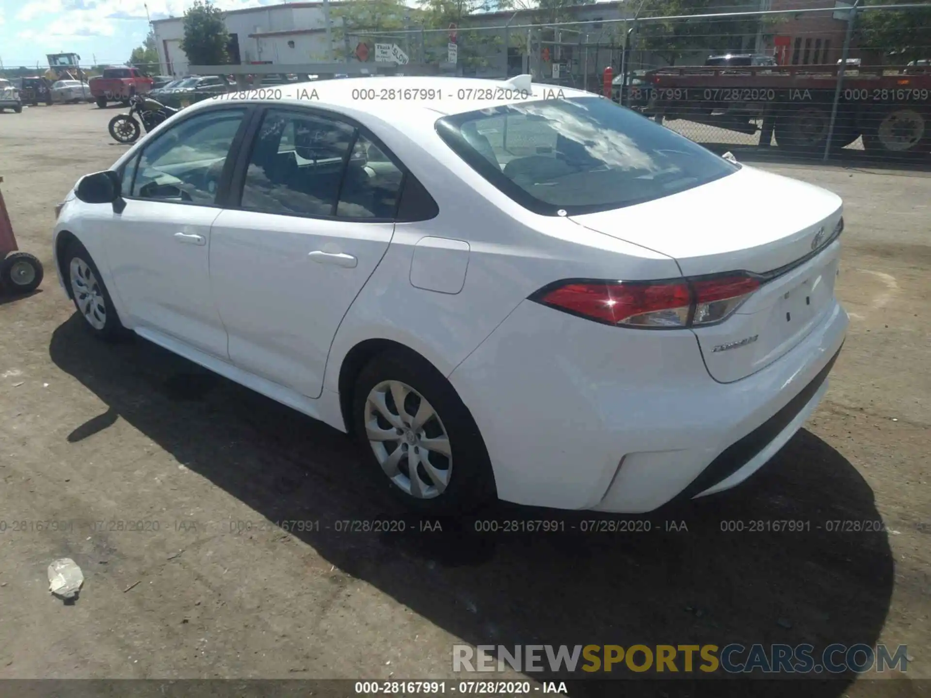 3 Photograph of a damaged car 5YFEPRAEXLP068798 TOYOTA COROLLA 2020