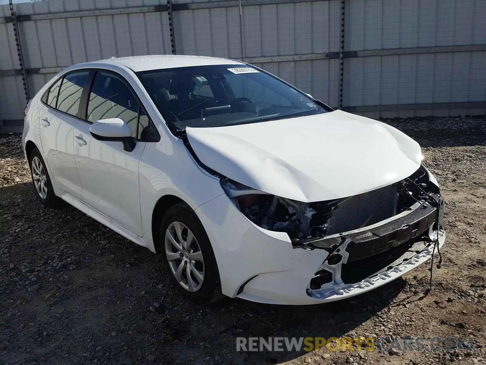 1 Photograph of a damaged car 5YFEPRAEXLP068882 TOYOTA COROLLA 2020