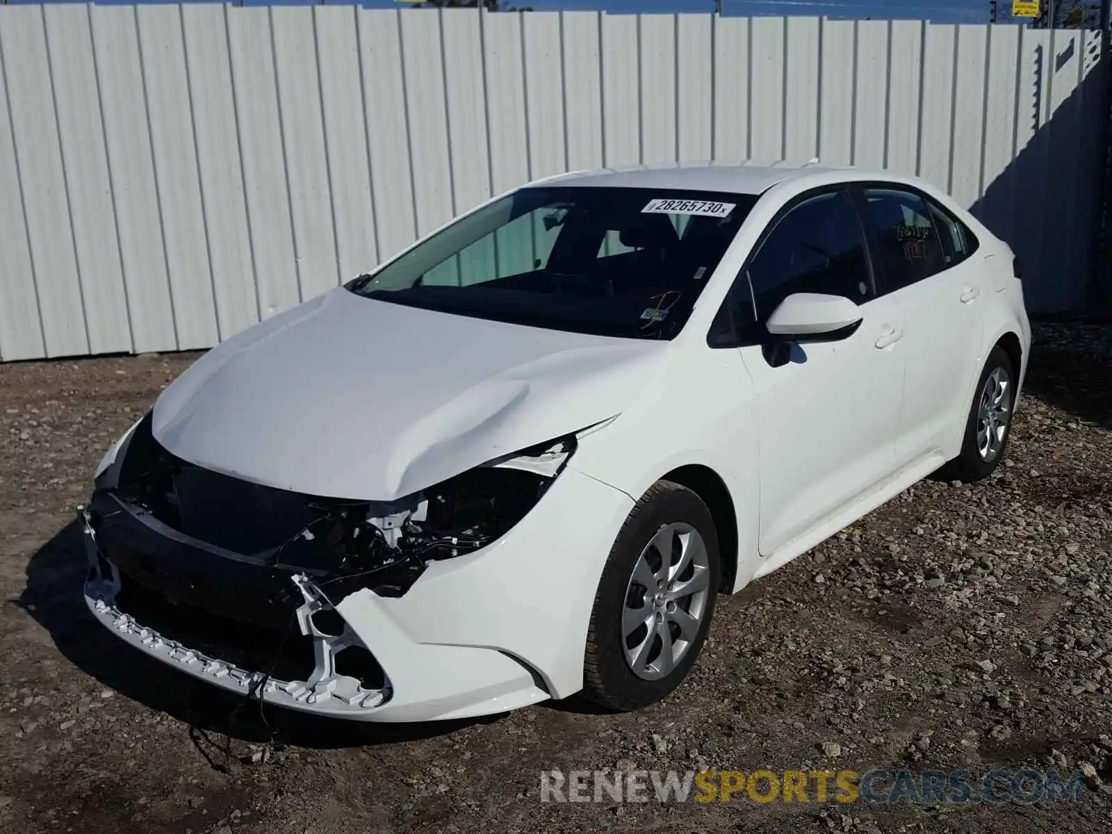 2 Photograph of a damaged car 5YFEPRAEXLP068882 TOYOTA COROLLA 2020