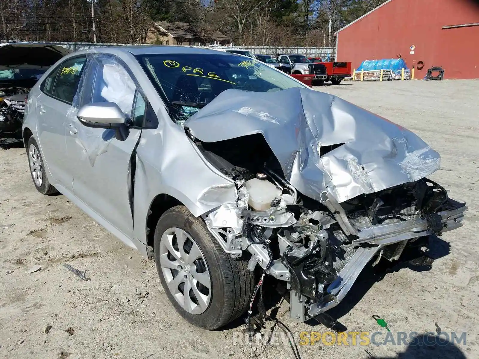 1 Photograph of a damaged car 5YFEPRAEXLP069417 TOYOTA COROLLA 2020