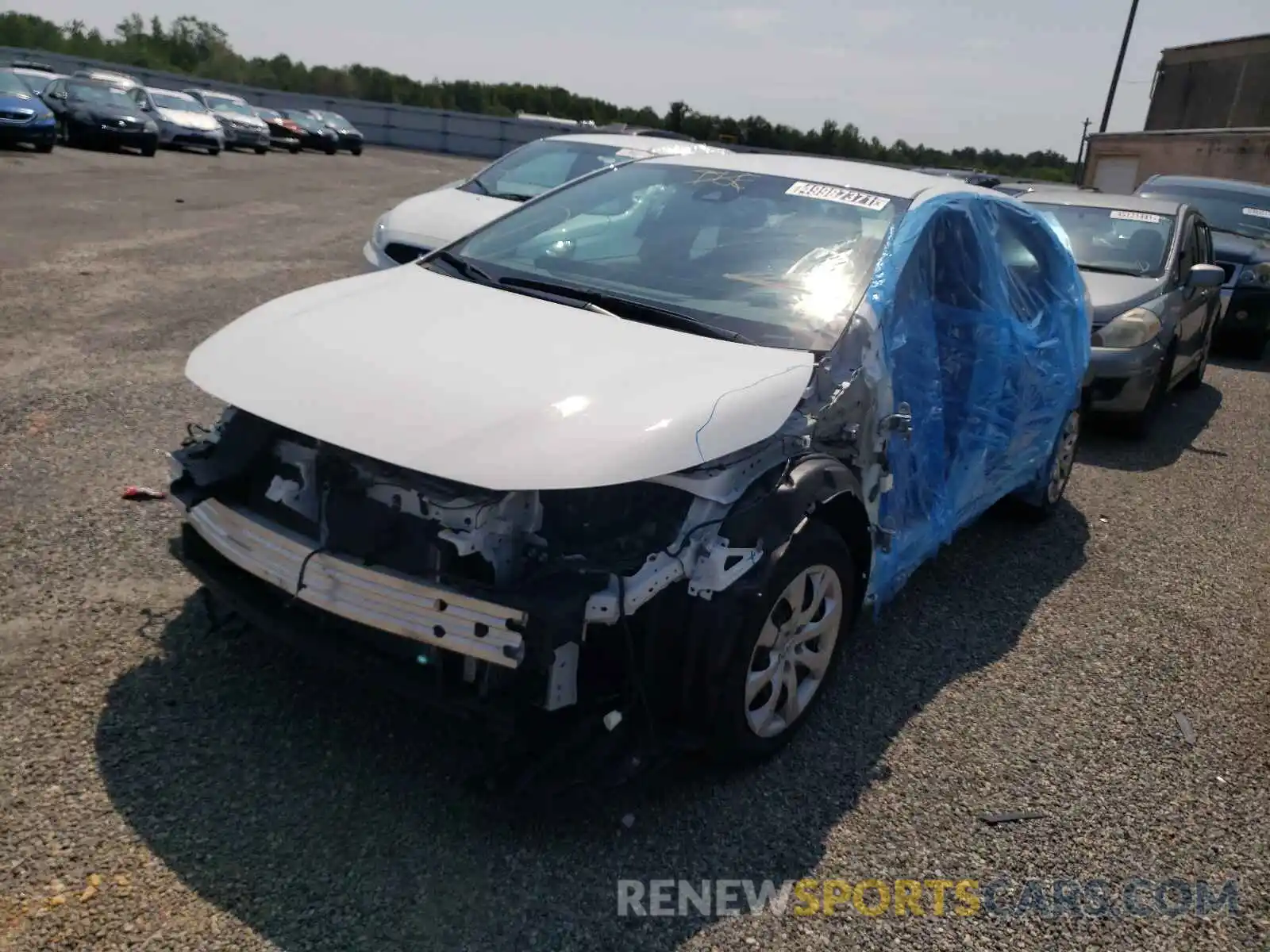 2 Photograph of a damaged car 5YFEPRAEXLP070258 TOYOTA COROLLA 2020