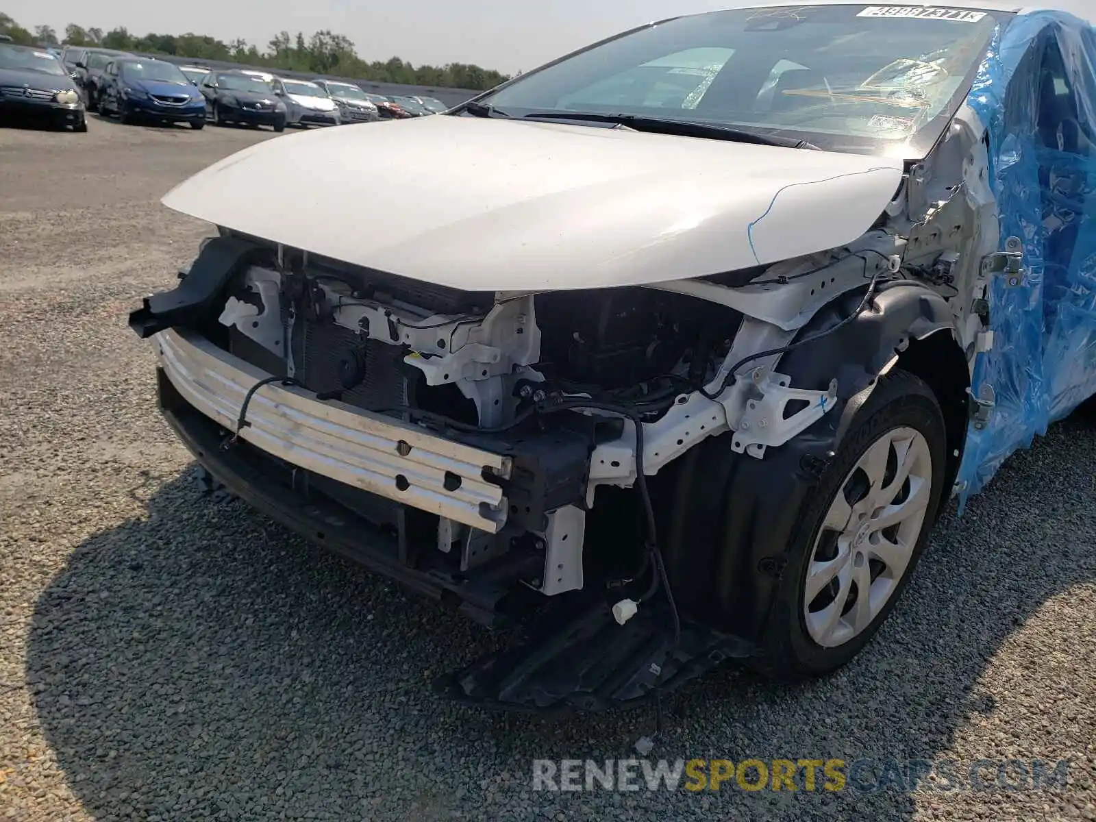 9 Photograph of a damaged car 5YFEPRAEXLP070258 TOYOTA COROLLA 2020