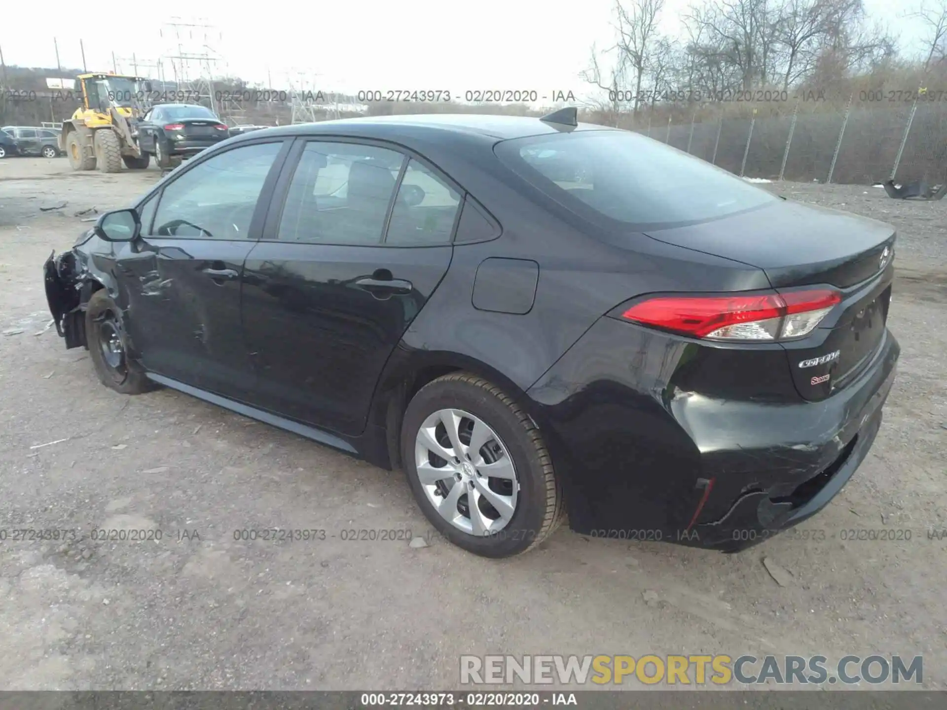 3 Photograph of a damaged car 5YFEPRAEXLP070275 TOYOTA COROLLA 2020