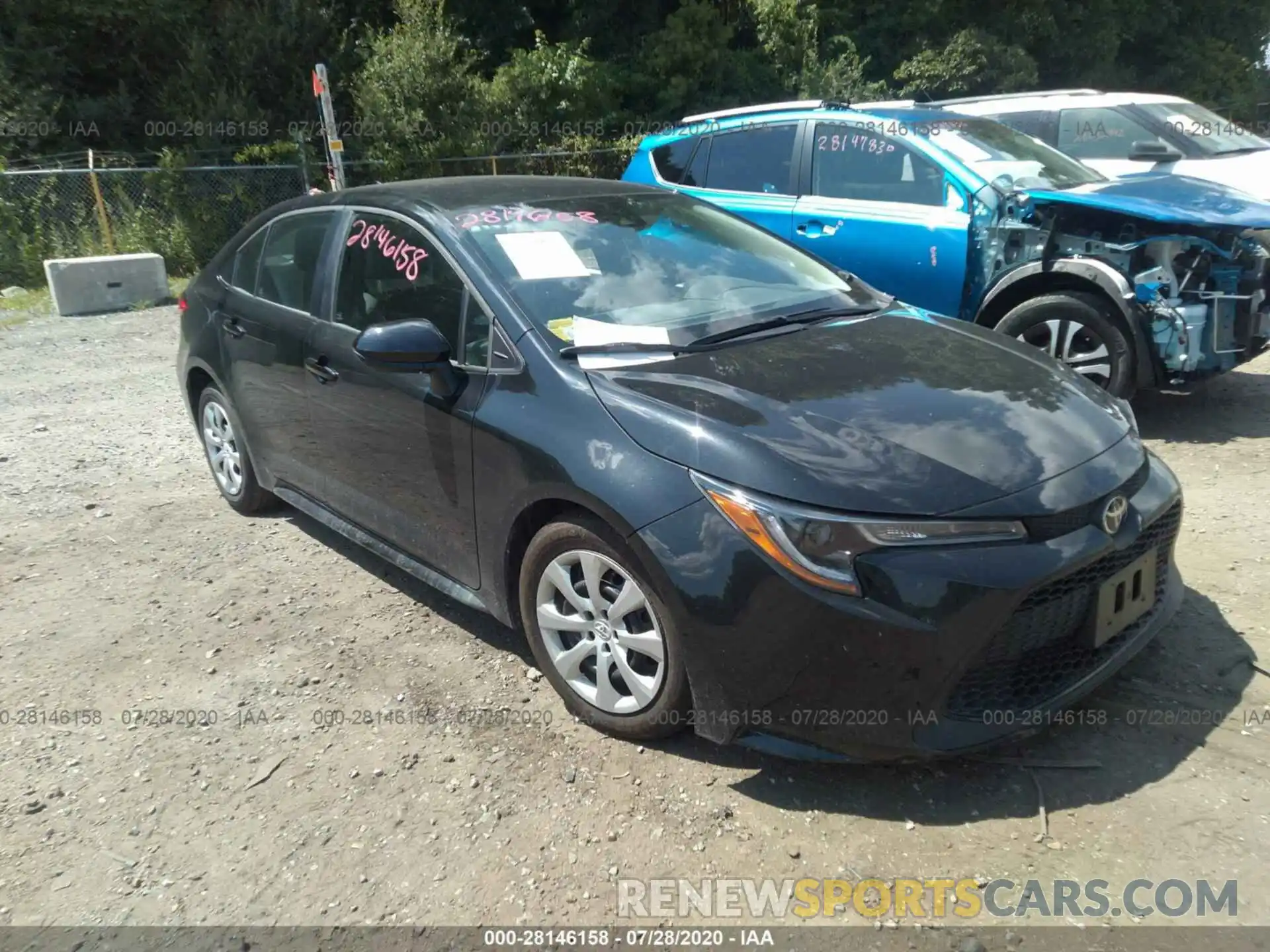 1 Photograph of a damaged car 5YFEPRAEXLP070762 TOYOTA COROLLA 2020