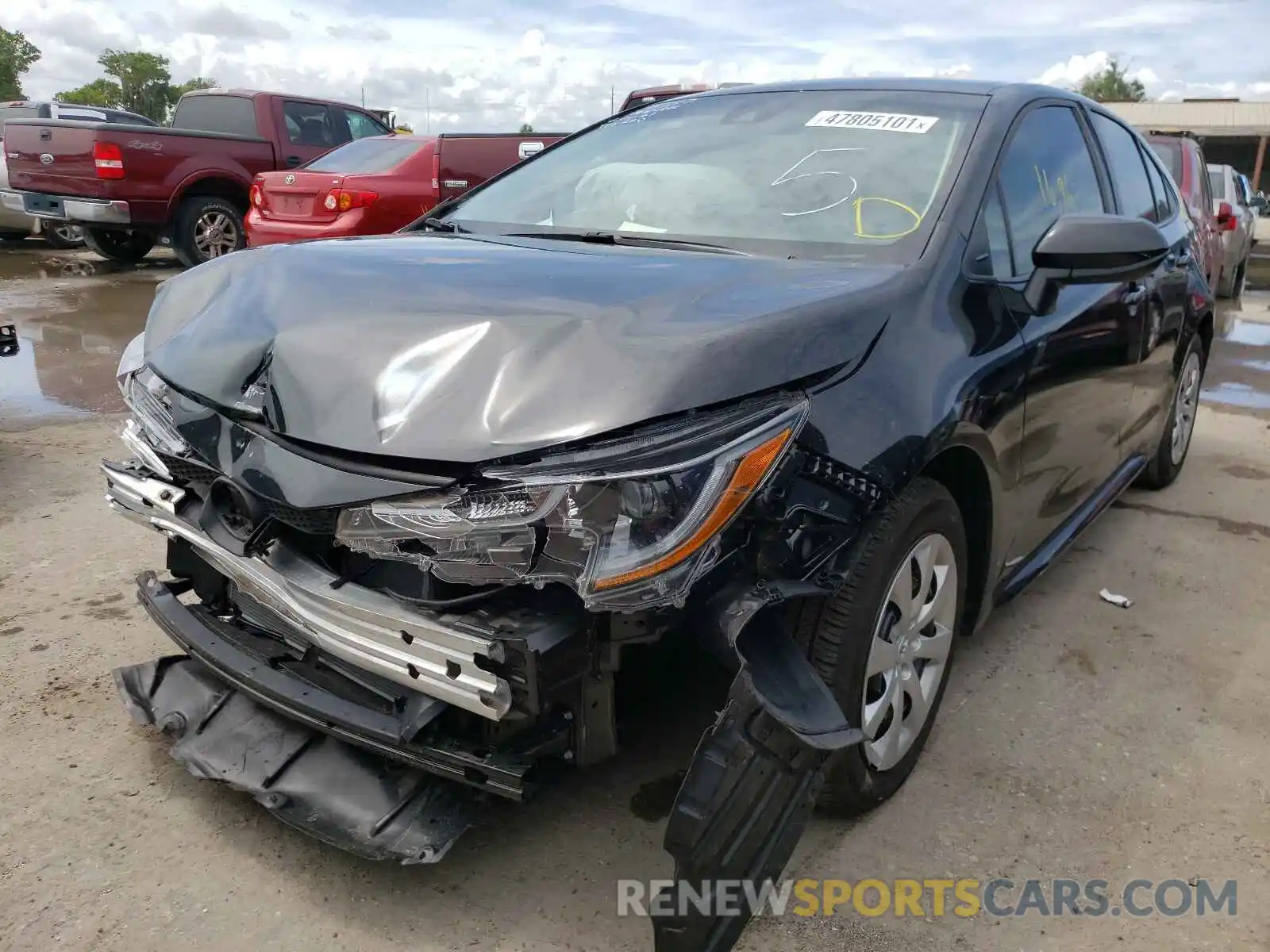 2 Photograph of a damaged car 5YFEPRAEXLP071717 TOYOTA COROLLA 2020