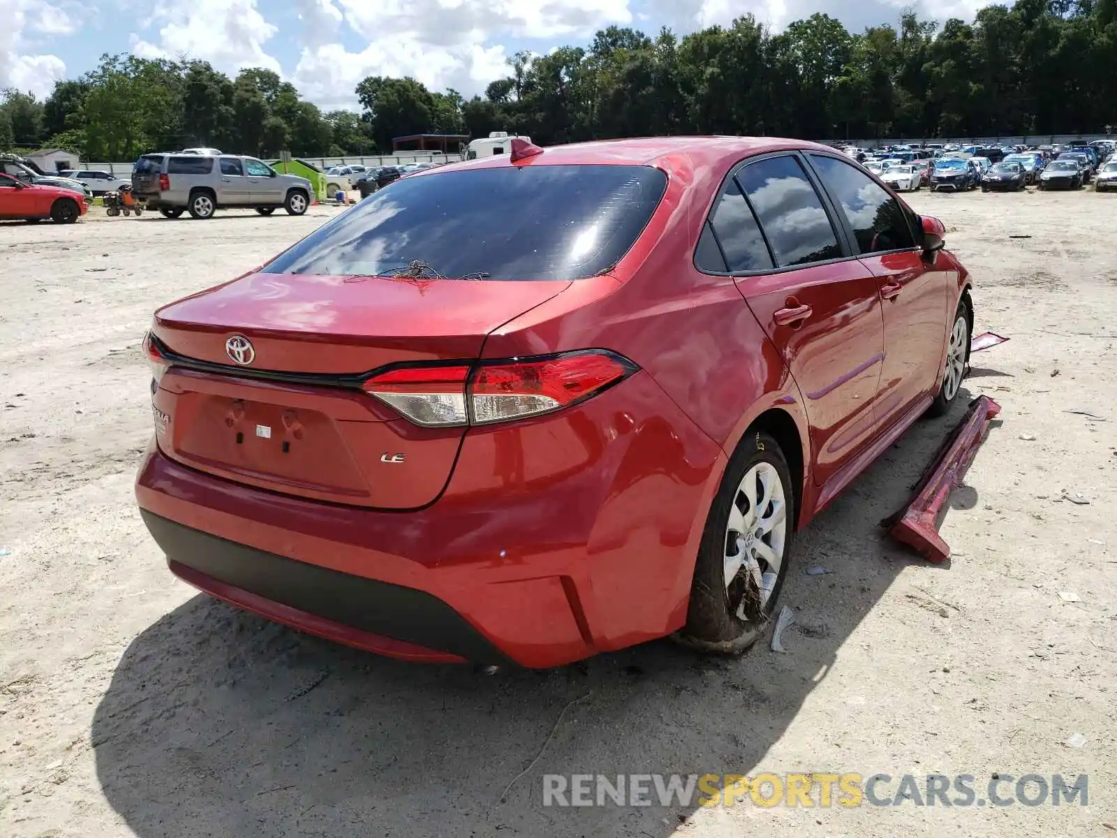 4 Photograph of a damaged car 5YFEPRAEXLP071751 TOYOTA COROLLA 2020