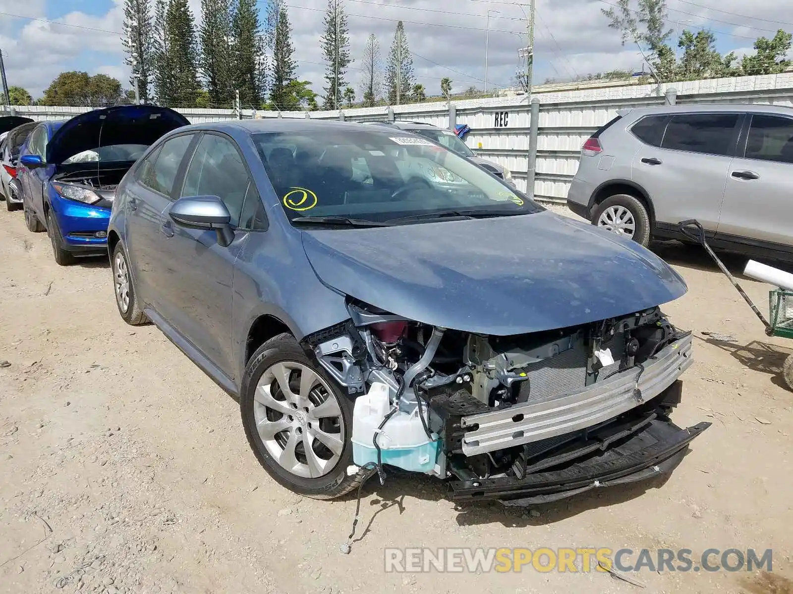 1 Photograph of a damaged car 5YFEPRAEXLP072222 TOYOTA COROLLA 2020