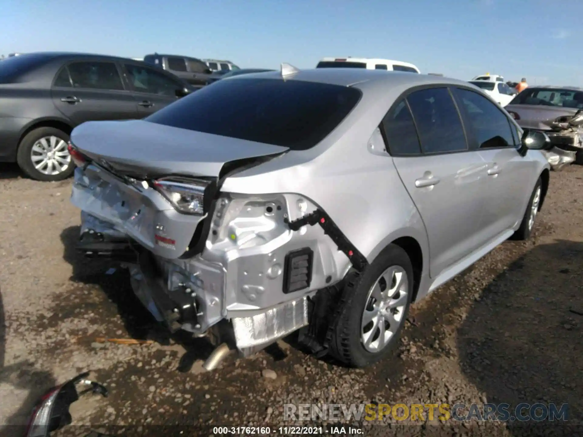 4 Photograph of a damaged car 5YFEPRAEXLP072446 TOYOTA COROLLA 2020