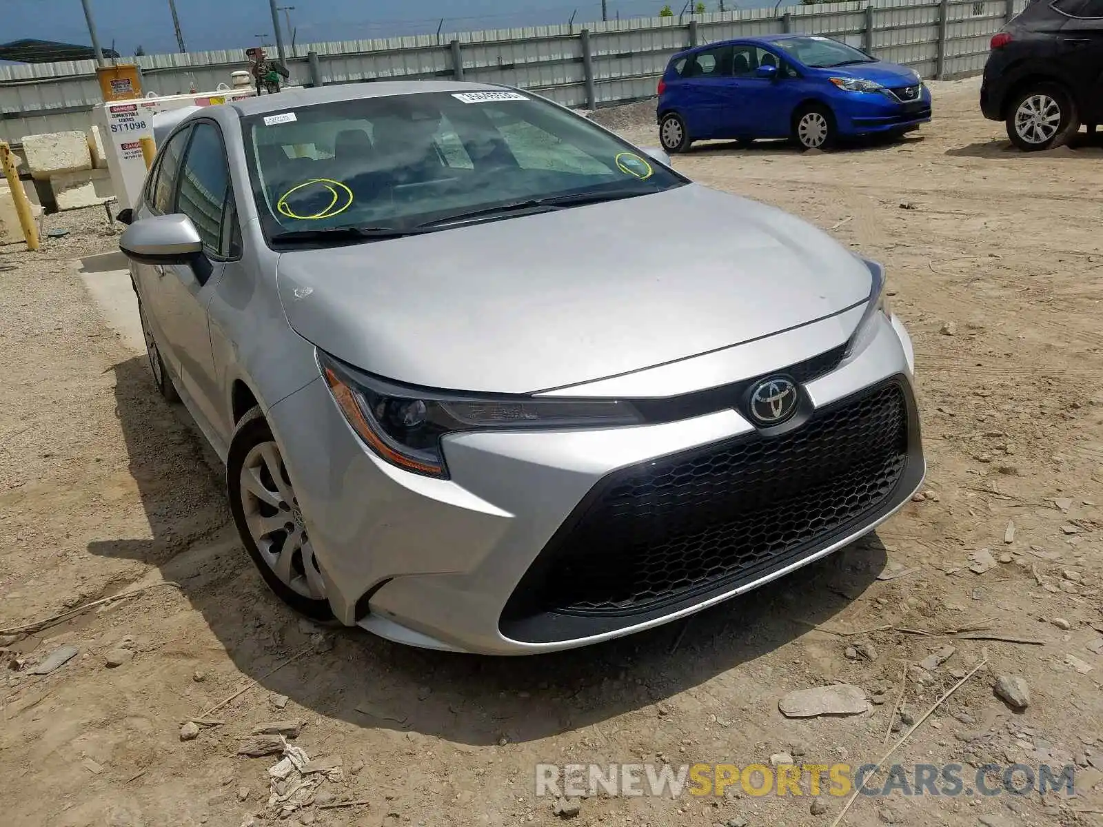 1 Photograph of a damaged car 5YFEPRAEXLP072740 TOYOTA COROLLA 2020