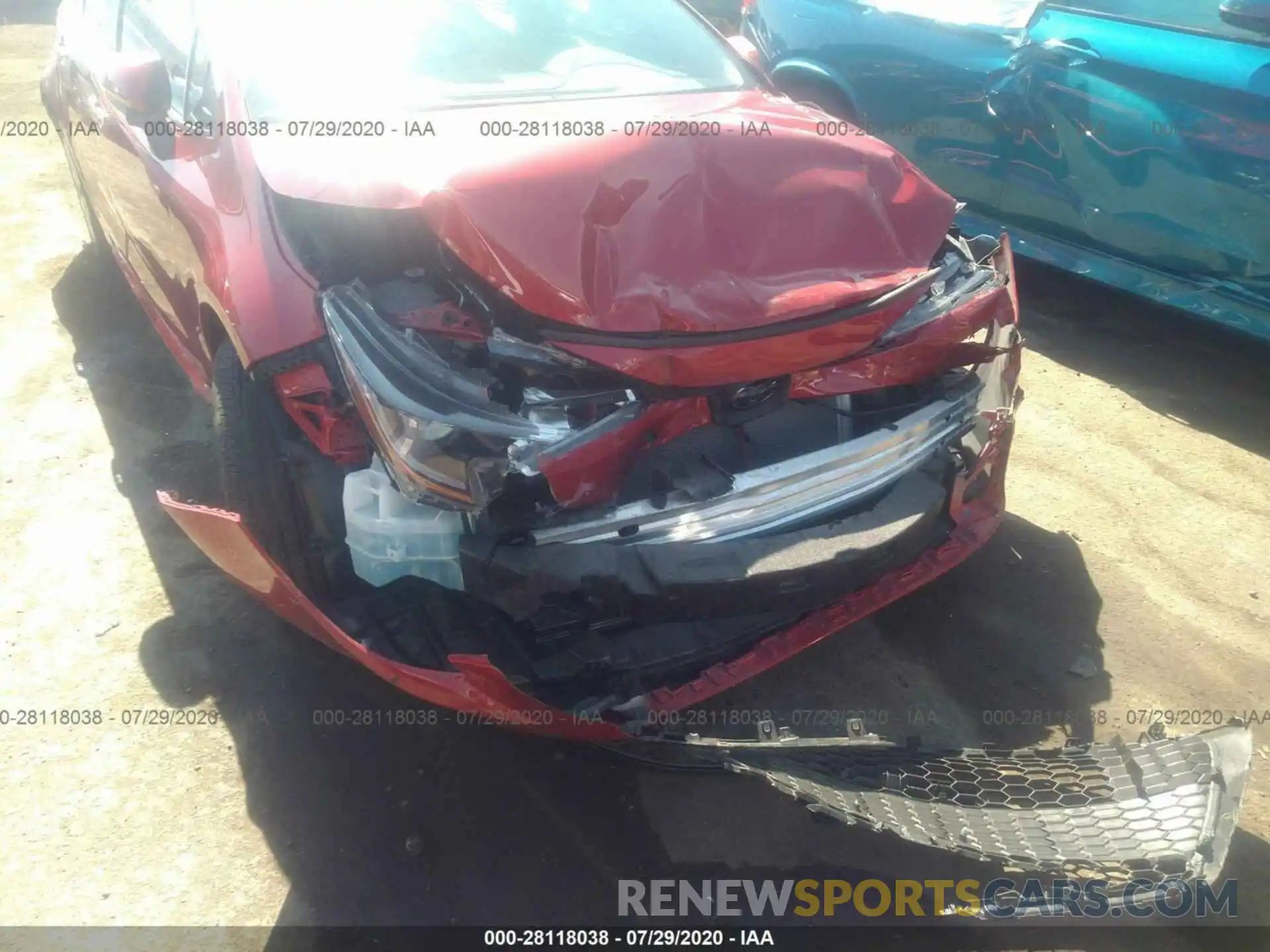 6 Photograph of a damaged car 5YFEPRAEXLP073807 TOYOTA COROLLA 2020